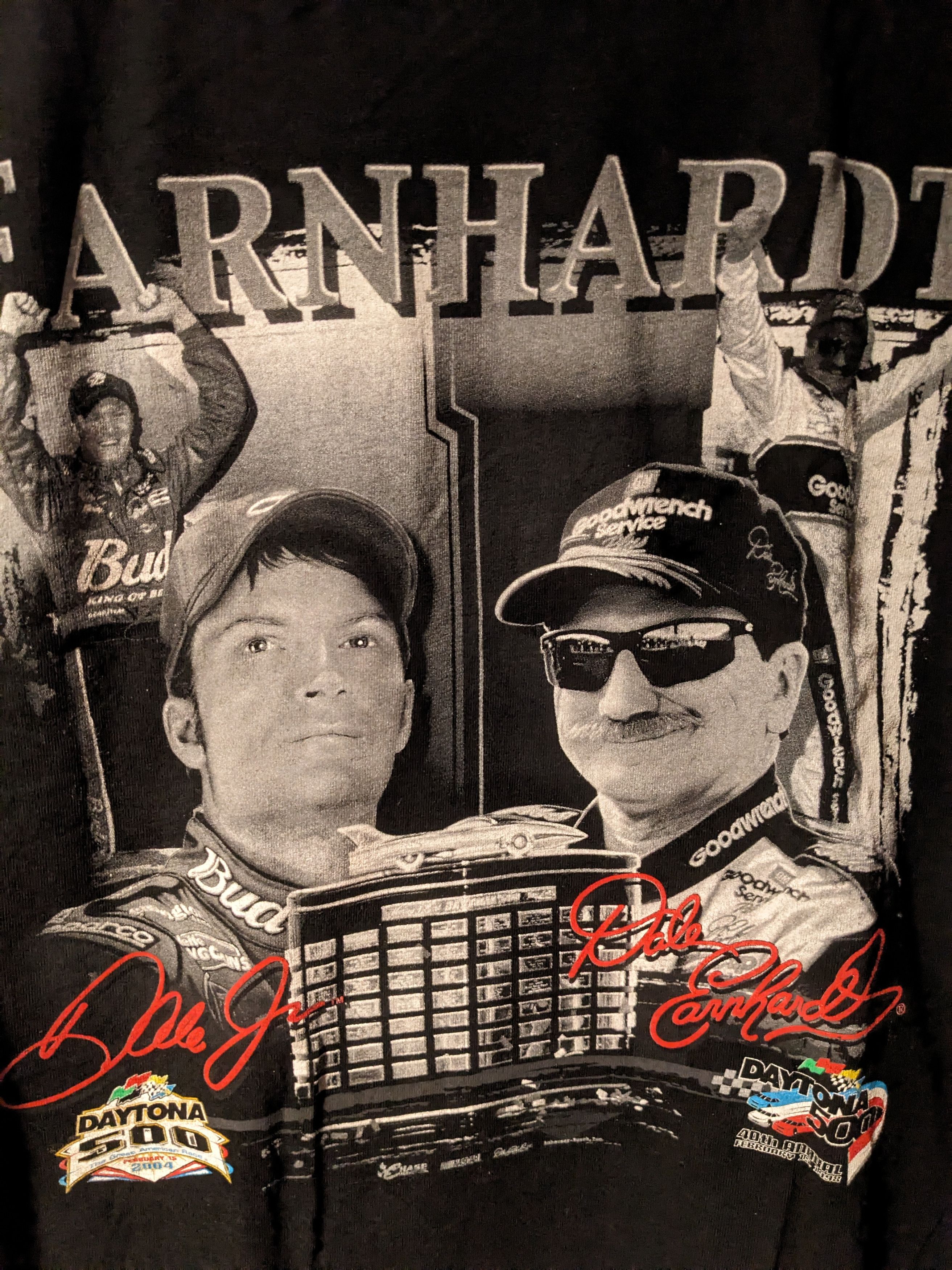 NASCAR × Vintage Vintage 2004 Dale Earnhardt Nascar Chase Authentic T-Shirt Size US M / EU 48-50 / 2 - 2 Thumbnail