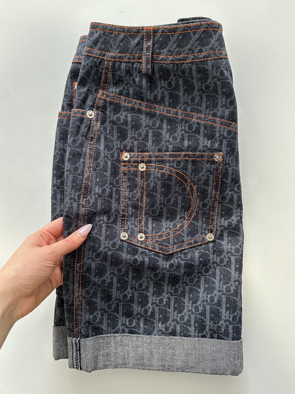 Dior Dior Trotter Denim Flight Mini Skirt Size 36" / US 14 / IT 50 - 7 Thumbnail
