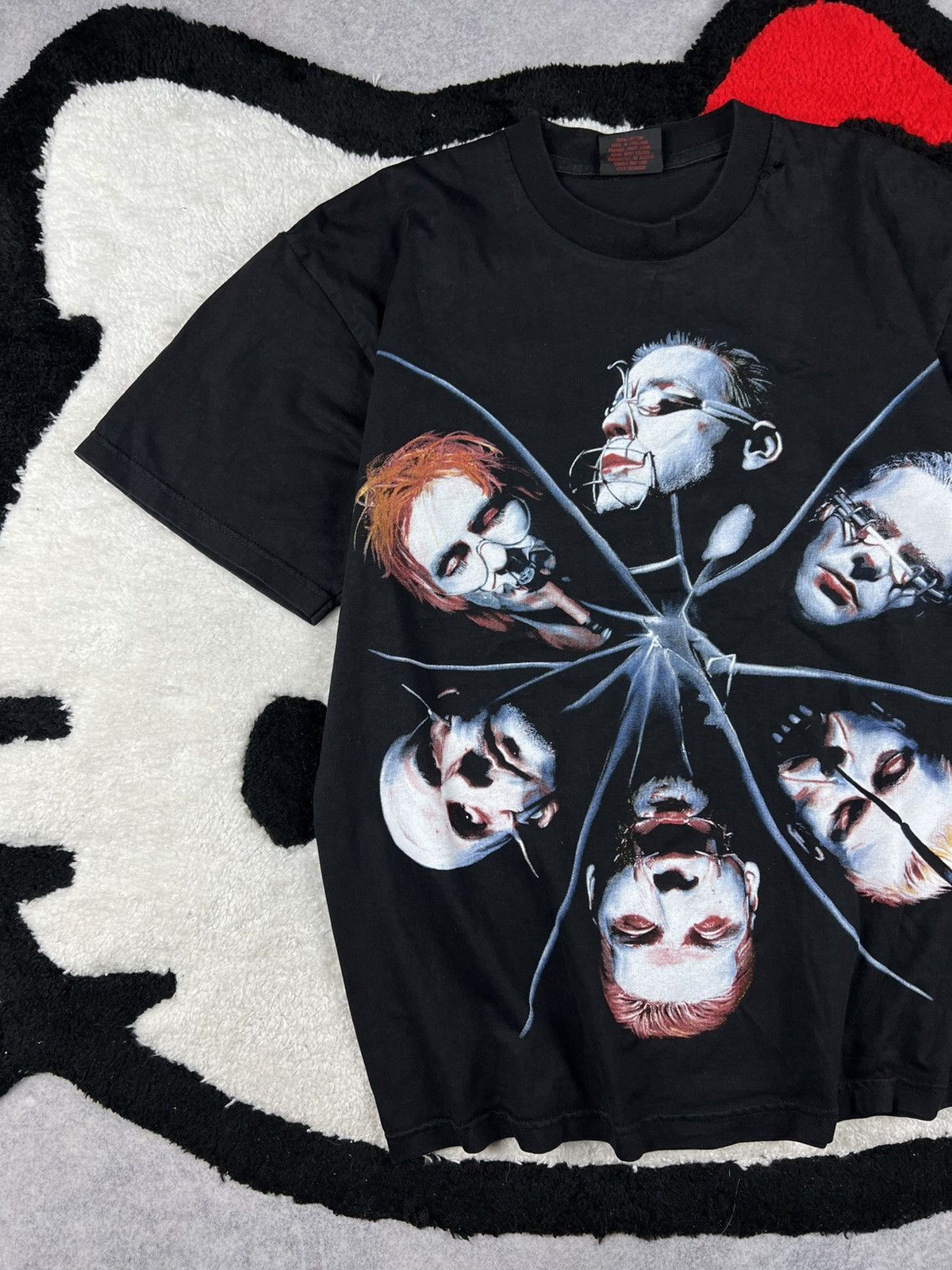 Band Tees Vintage Rammstein Sehnsucht 90s Tour Vetements Style Y2K Tee Size US M / EU 48-50 / 2 - 2 Thumbnail