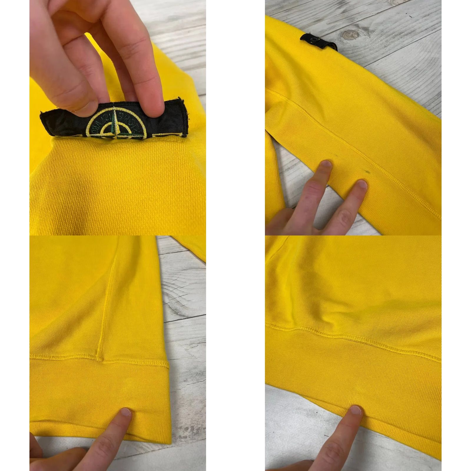 Stone Island VINTAGE Stone Island Sweatshirt Men 2XL Yellow Shirt Mens Size 2XL Cotton Logo Size US XXL / EU 58 / 5 - 8 Thumbnail