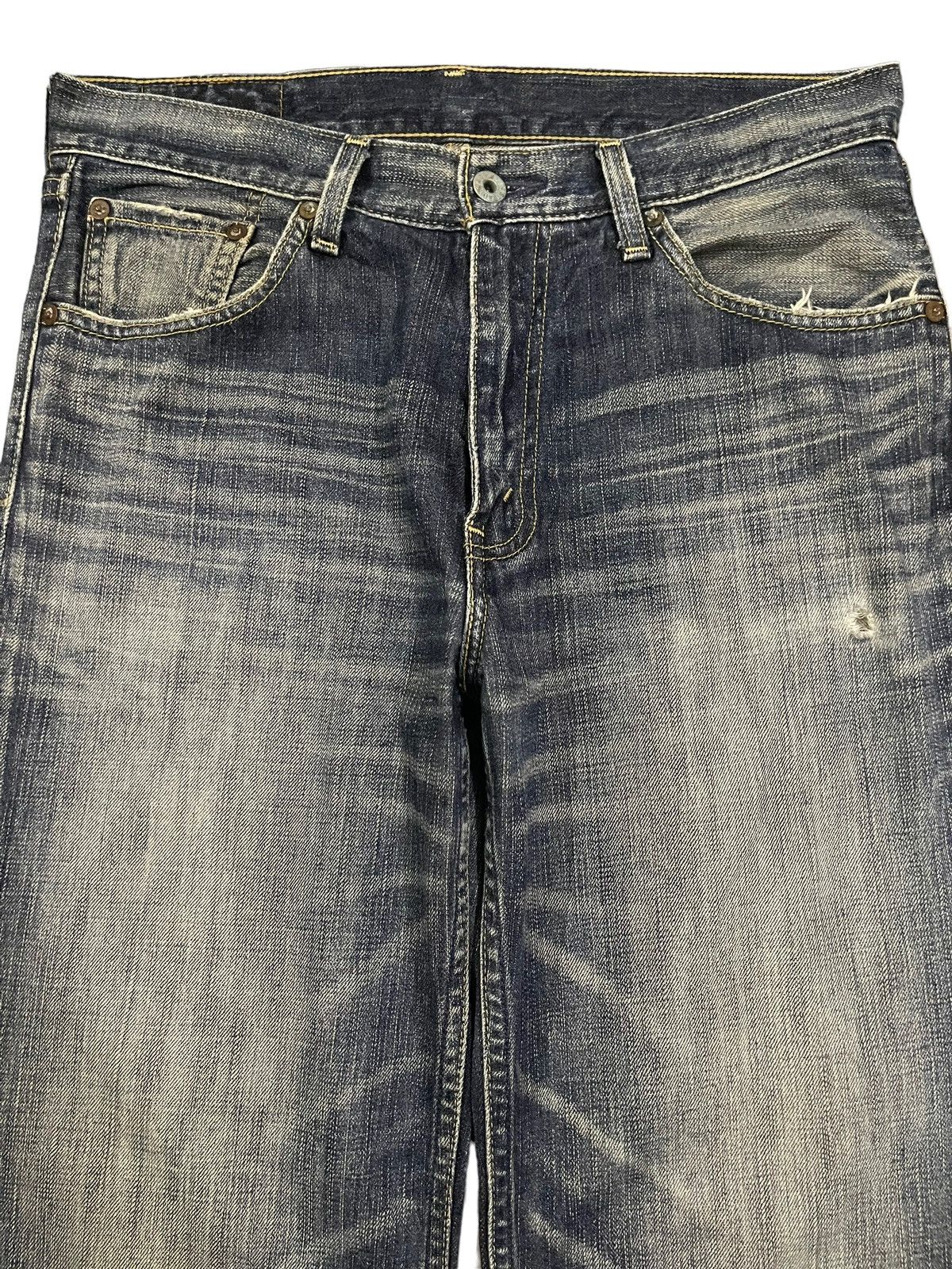 Levi's Vintage 90s Levis 502 Blue Wash Style Baggy Jeans Size US 32 / EU 48 - 3 Thumbnail