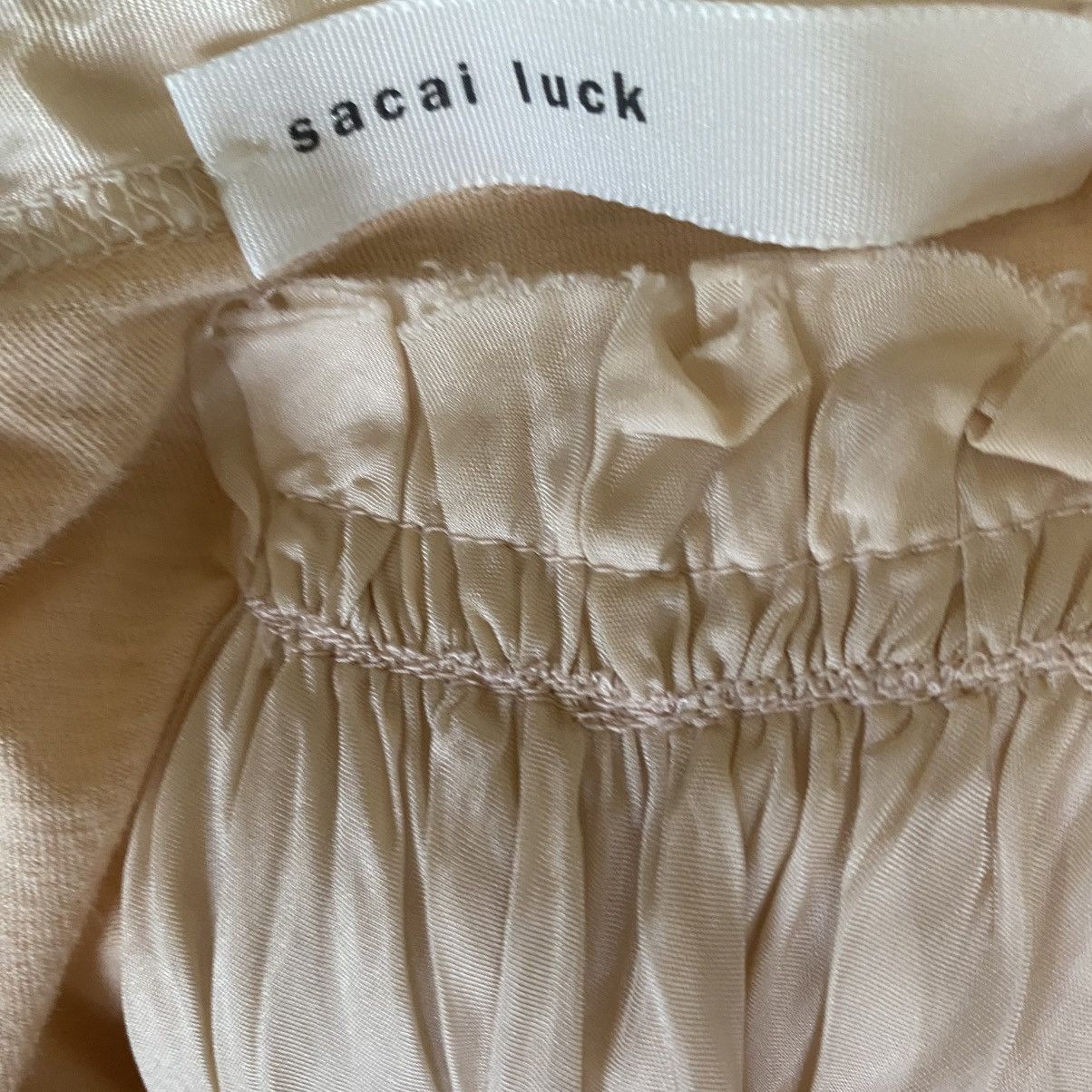 Sacai Sacai Luck Back Silk Split T Shirt Size M / US 6-8 / IT 42-44 - 5 Thumbnail