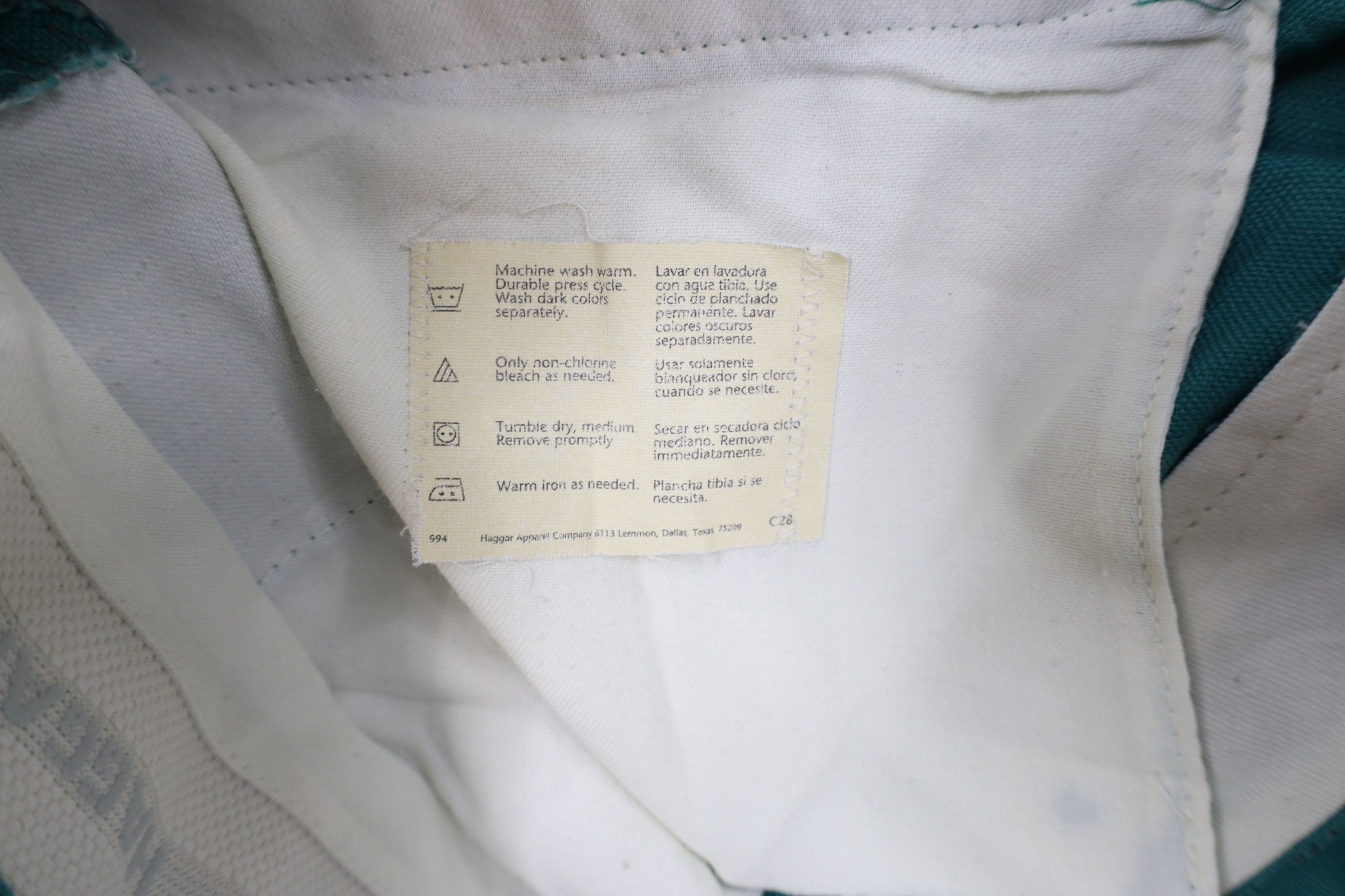 Vintage Vintage 90s Streetwear Faded Knit Wide Leg Chino Pants Green Size US 30 / EU 46 - 8 Thumbnail