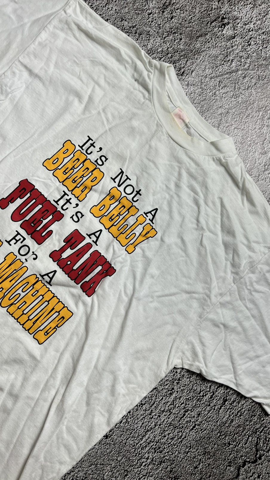 Other 1992 Not a Beer belly Fuel tank for sex machine humor tee Size US XL / EU 56 / 4 - 2 Thumbnail