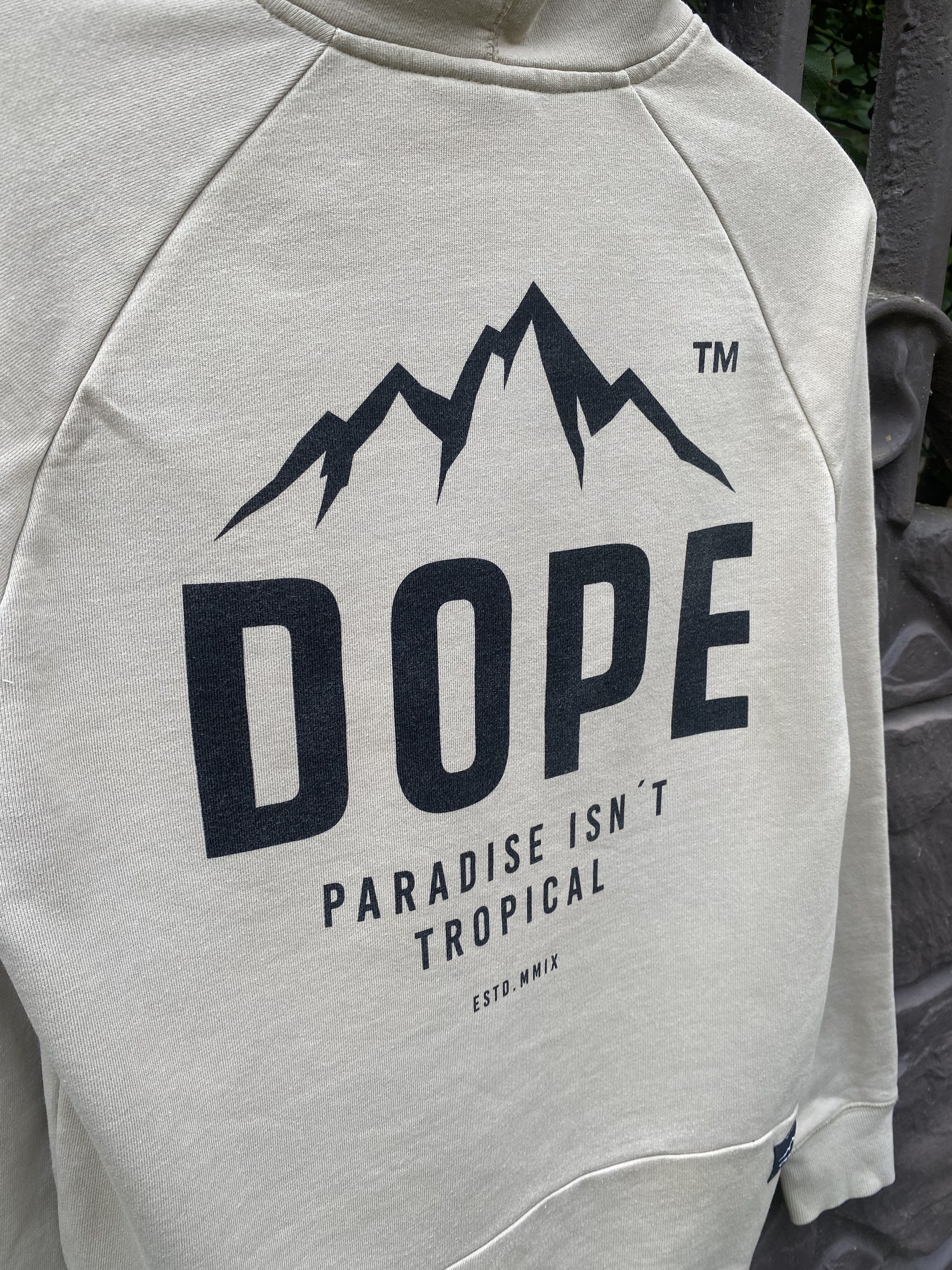 Vintage DOPE HOODIE MENS PARADISE ISN‘T TROPICAL Size US S / EU 44-46 / 1 - 5 Thumbnail