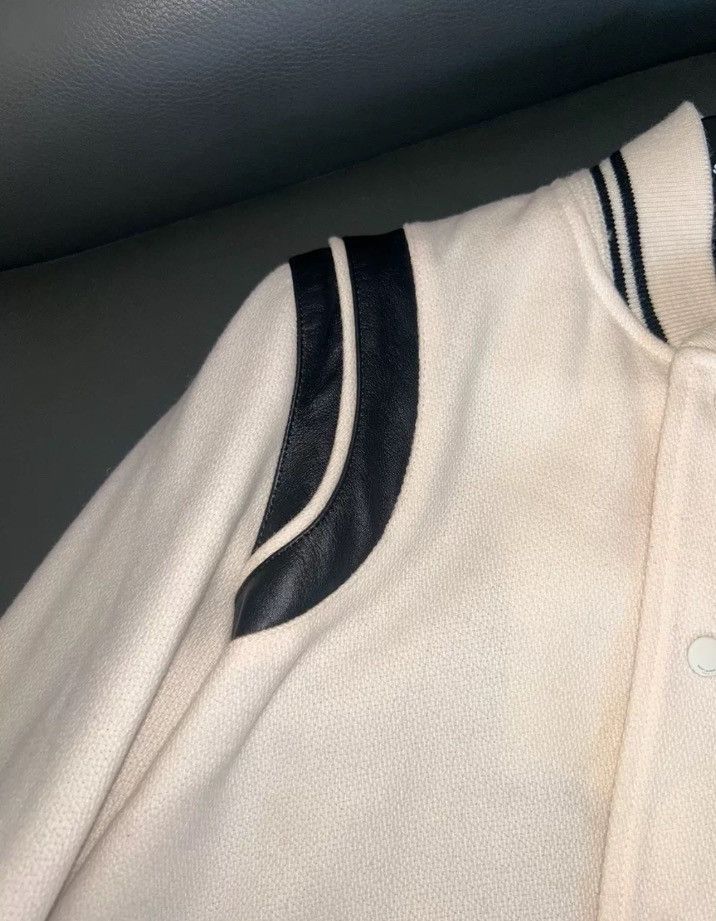 Saint Laurent Paris × Yves Saint Laurent Saint Laurent slp22FW Teddy baseball jacket 2412-Nextarrow Size US XS / EU 42 / 0 - 2 Thumbnail
