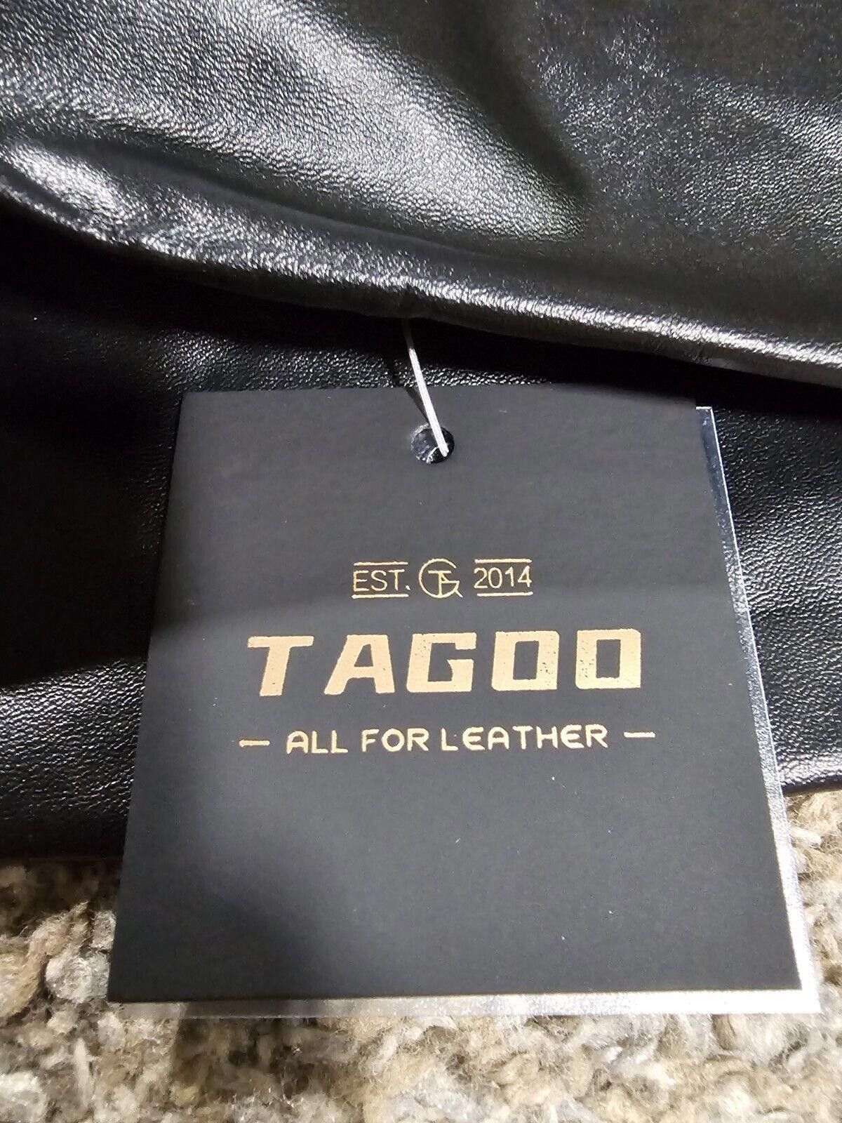 Designer Tagoo All For Leather Faux Leather Pant Medium Black NWT Size 32" / US 10 / IT 46 - 3 Thumbnail