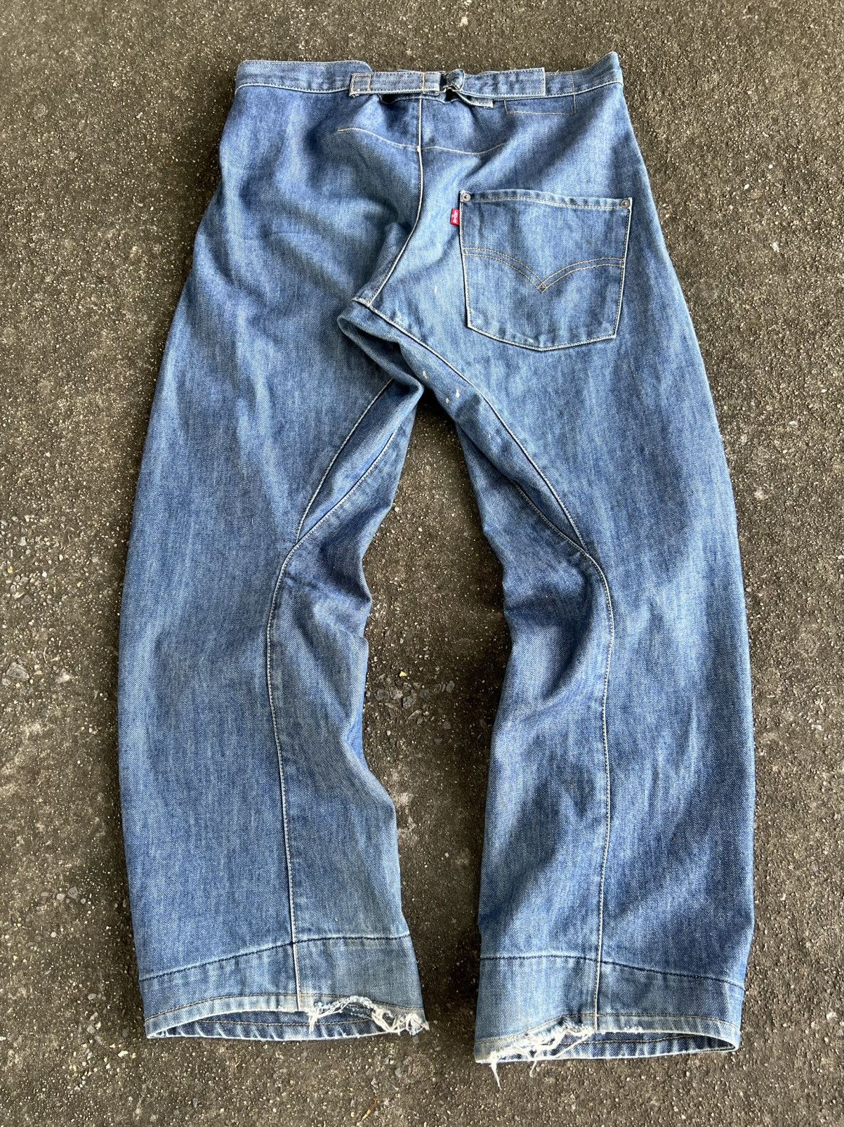 Levi's Vintage Clothing Vintage Levis Engineered Baggy Jeans Size US 32 / EU 48 - 12 Thumbnail