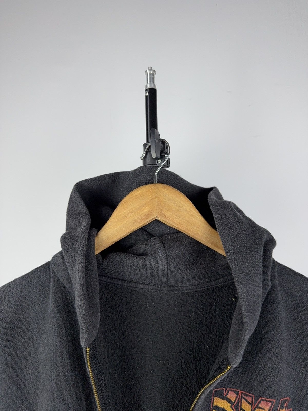 KISS Vintage 00s KISS Big Logo Retro faded Full Zip Sweatshirt Size M / US 6-8 / IT 42-44 - 6 Thumbnail