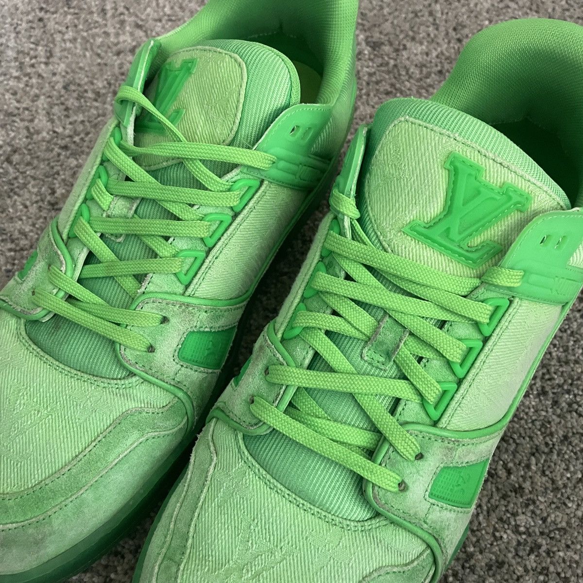 Louis Vuitton LOUIS VUITTON TRAINER GREEN LIMITED Size US 8.5 / EU 41-42 - 7 Thumbnail
