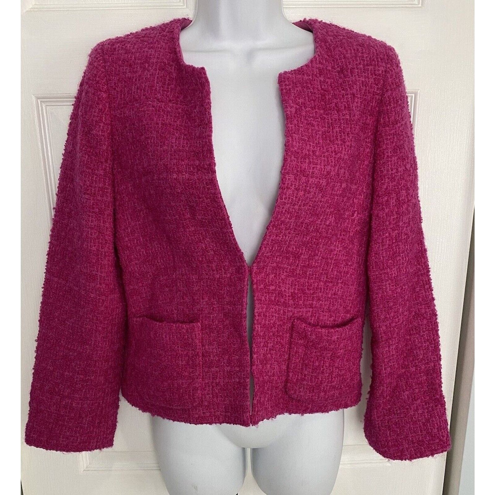 J.Crew J Crew Blazer Astrid Boucle Tweed Wool Barbie Pink Jacket 2 Size XS / US 0-2 / IT 36-38 - 1 Thumbnail