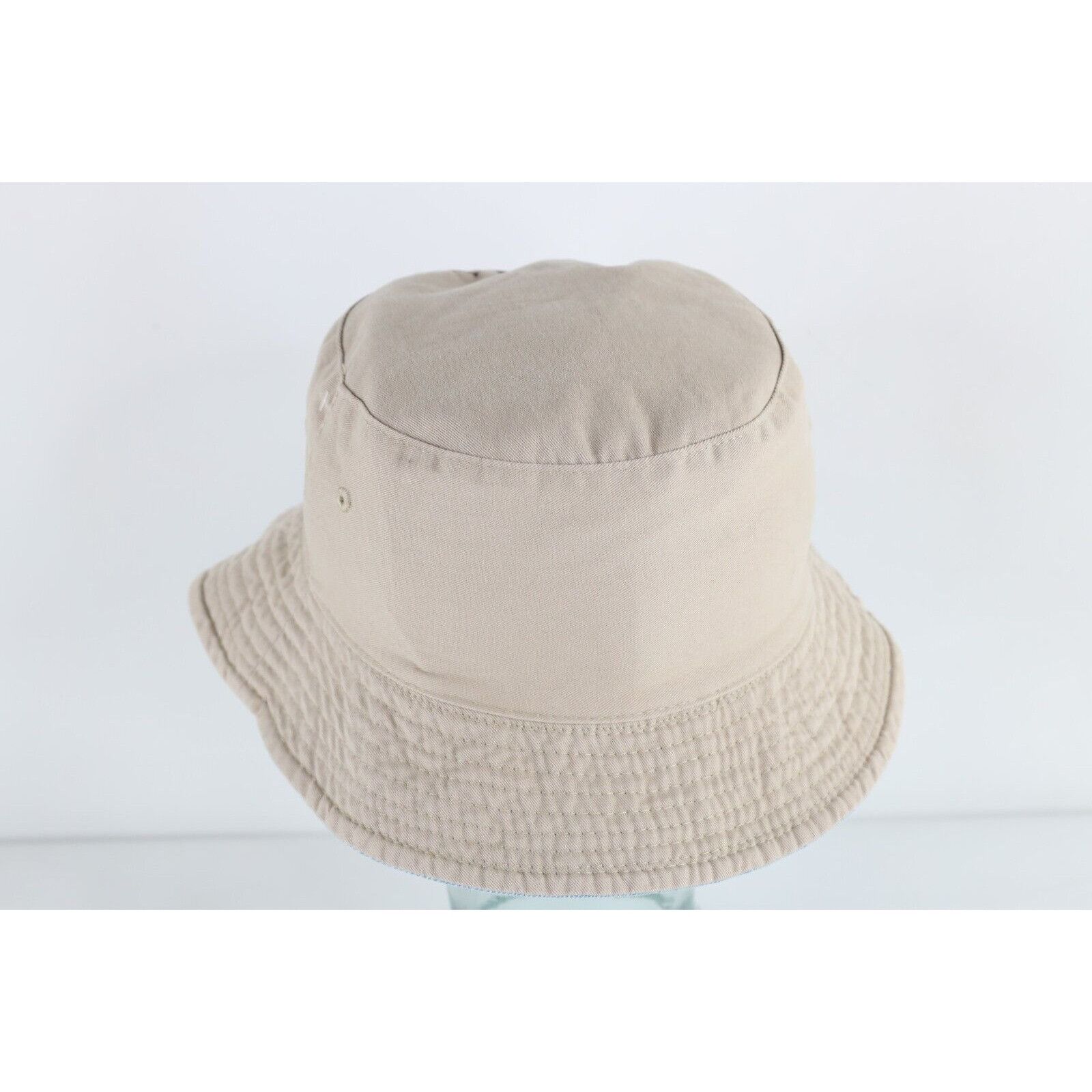 Vintage Vintage 90s Streetwear Faded Reversible Denim Bucket Hat Size ONE SIZE - 8 Thumbnail