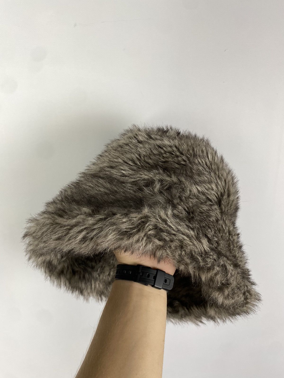 Hysteric Glamour × Japanese Brand Y2K Panama Vintage Fuzzy Hat Mohair Ushanka Beauty Beast Size ONE SIZE - 3 Thumbnail