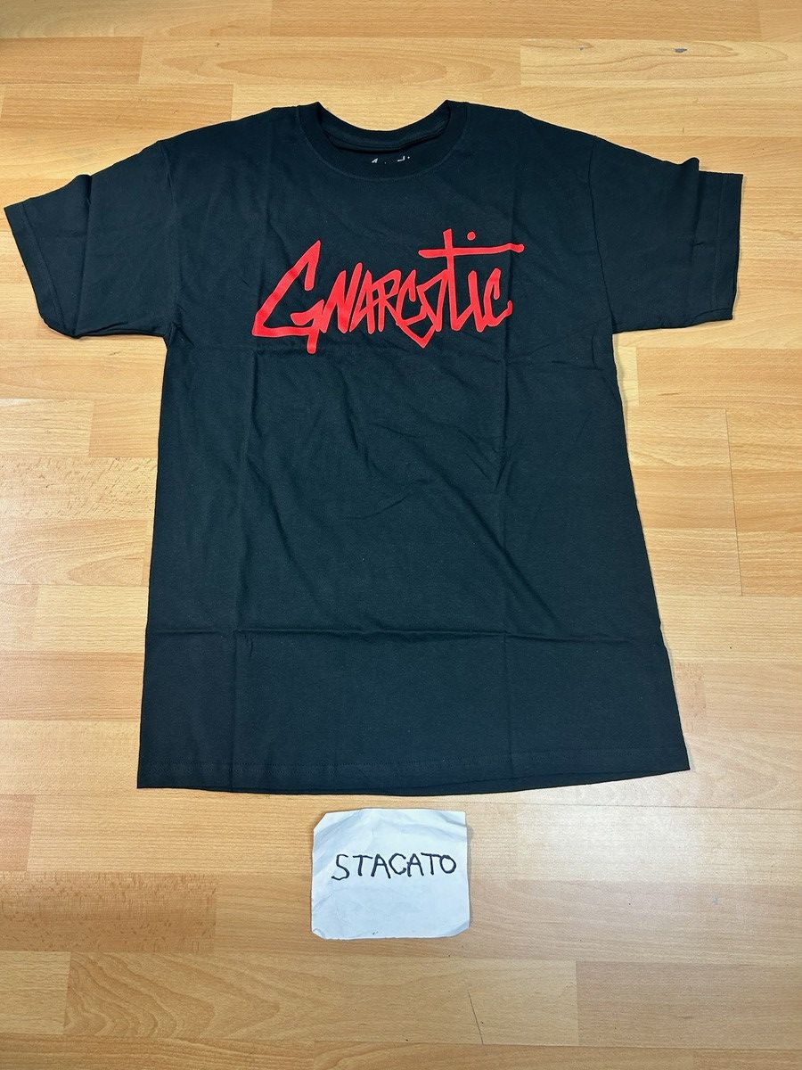 Gnarcotic × Rap Tees Gnarcotic Lil Gnar Logo Tee Black/Red Size US M / EU 48-50 / 2 - 1 Thumbnail