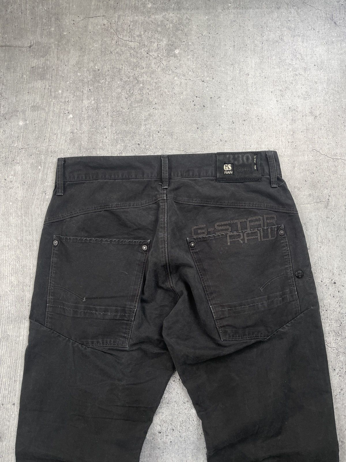 G-Star × Japanese Brand Vintage pants G Star Raw y2k denim flared baggy Japan style Size US 34 / EU 50 - 2 Thumbnail