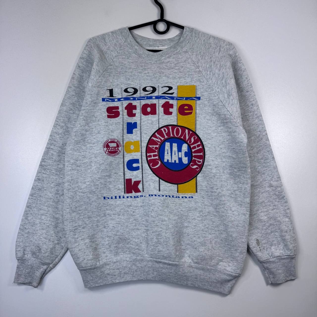 Vintage 1992 Montana State Track Championship Sweatshirt L