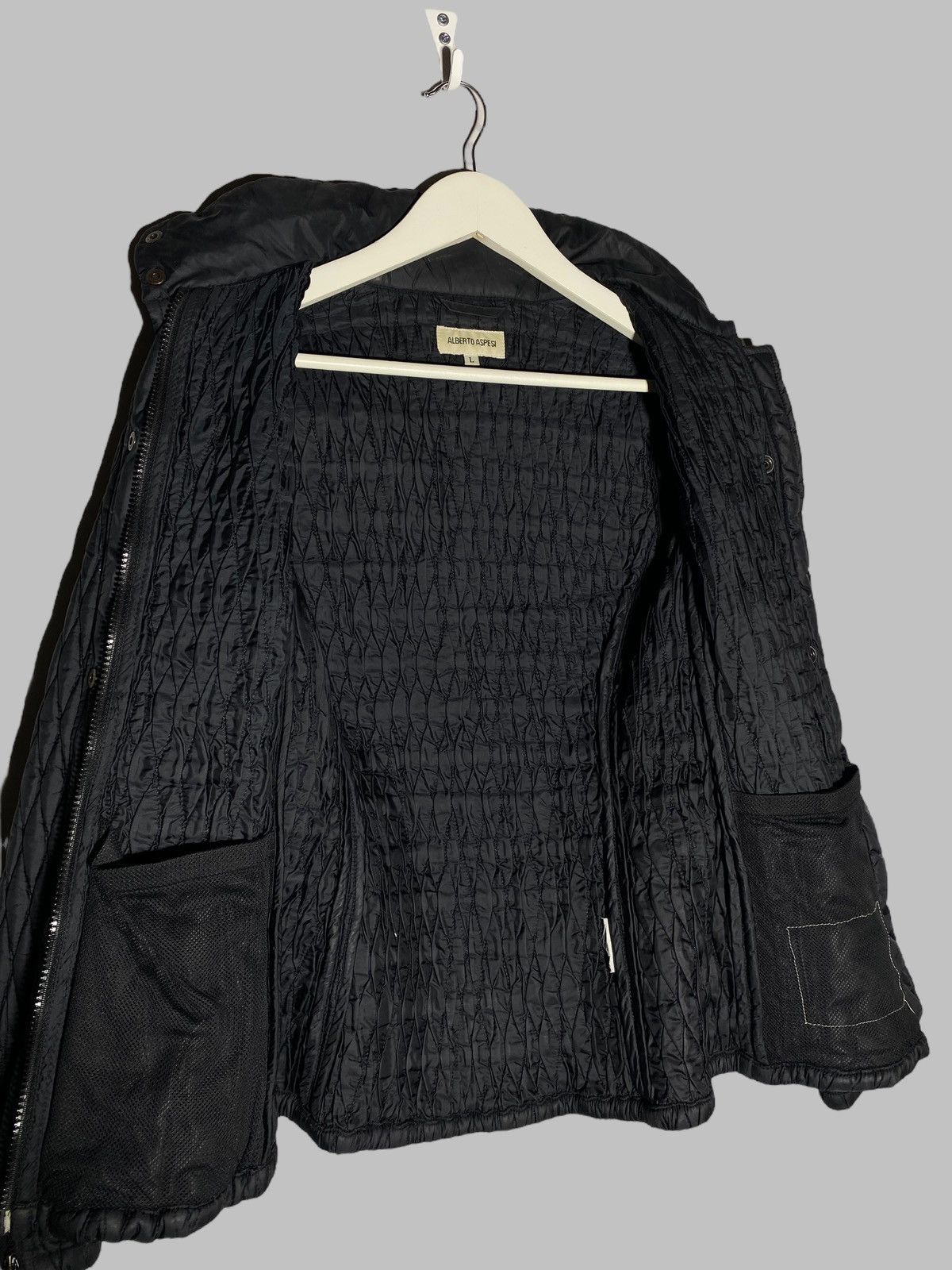 Aspesi Vintage Alberto Aspesi Quilted Full Zip Women’s Jacket Size L / US 10 / IT 46 - 18 Thumbnail