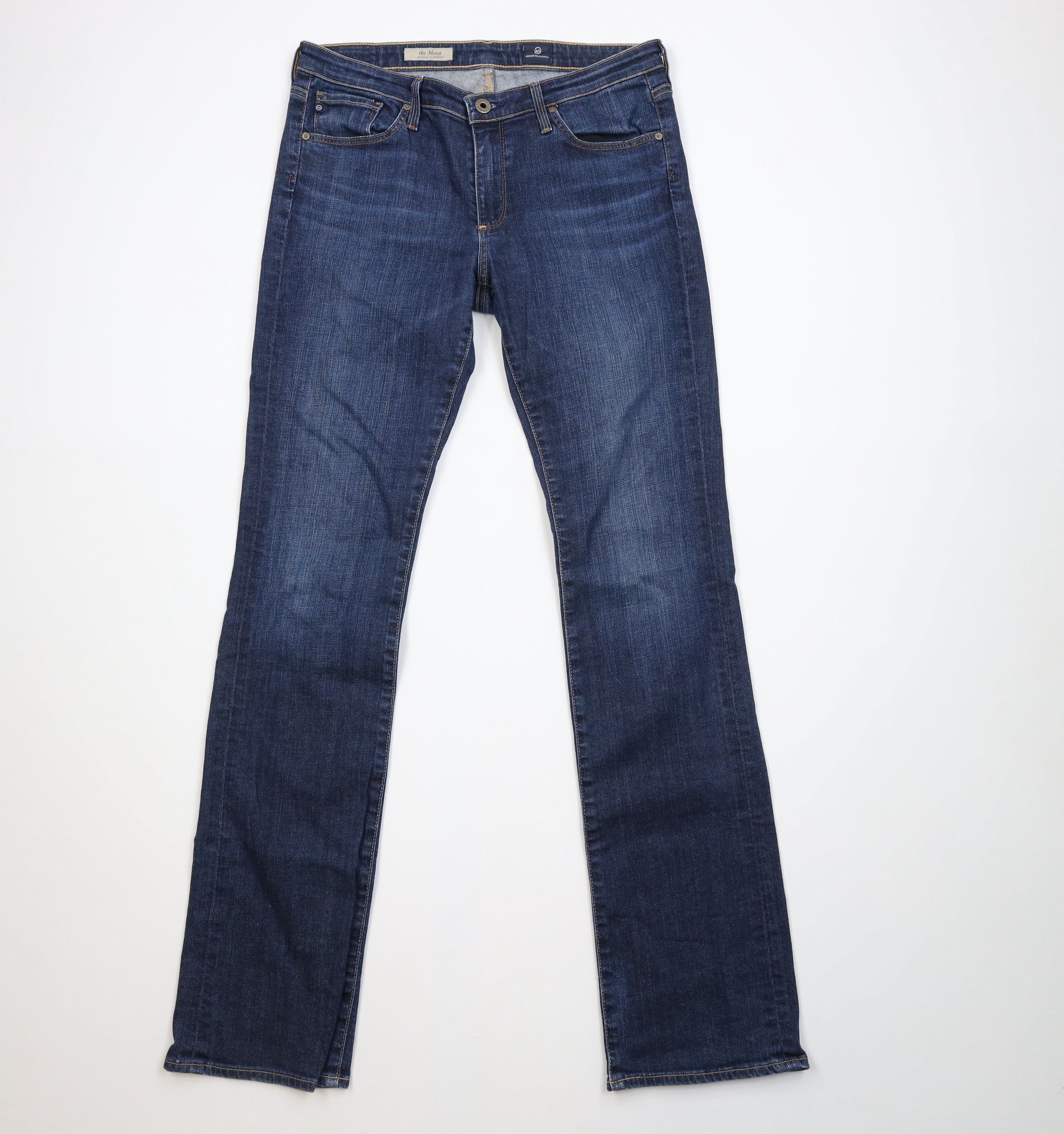 AG Adriano Goldschmied Adriano Goldschmied Alexa Mid Rise Slim Bootcut Denim Jeans Size 29" - 1 Thumbnail