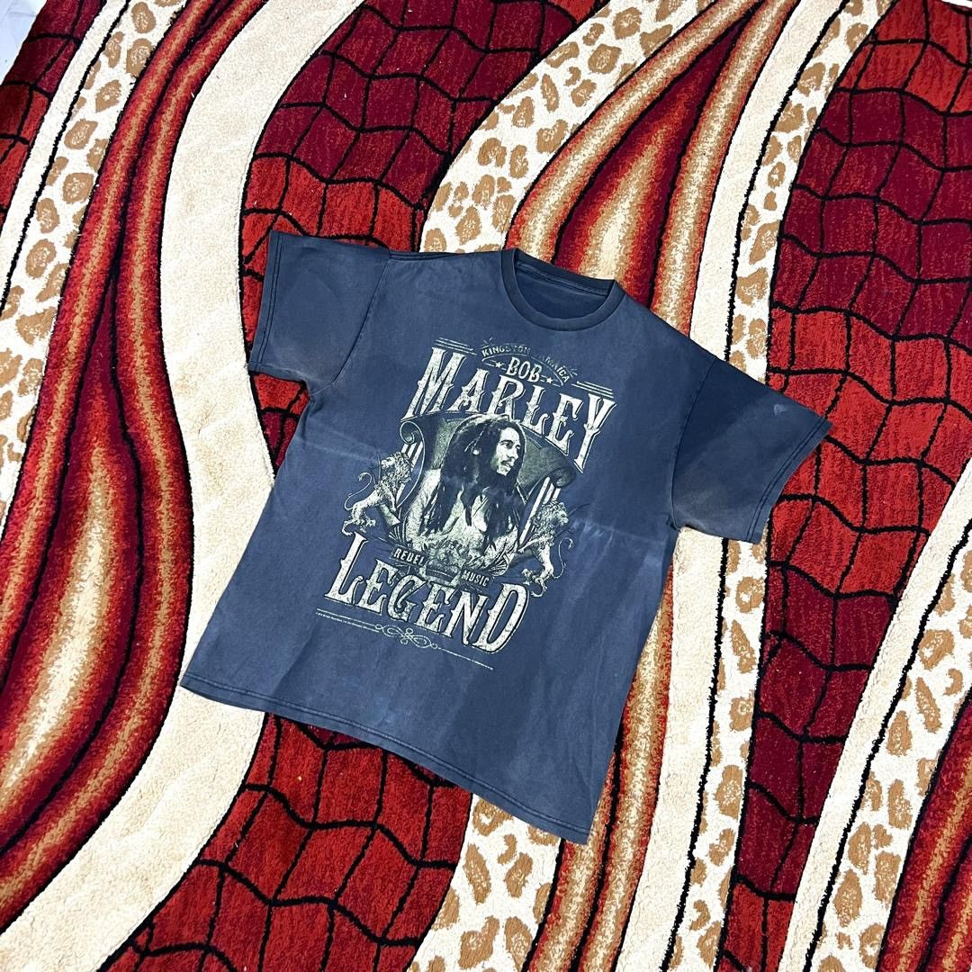 Band Tees Vintage 2010 Thrashed Faded Bob Marley Rare T Shirt Size US L / EU 52-54 / 3 - 1 Thumbnail