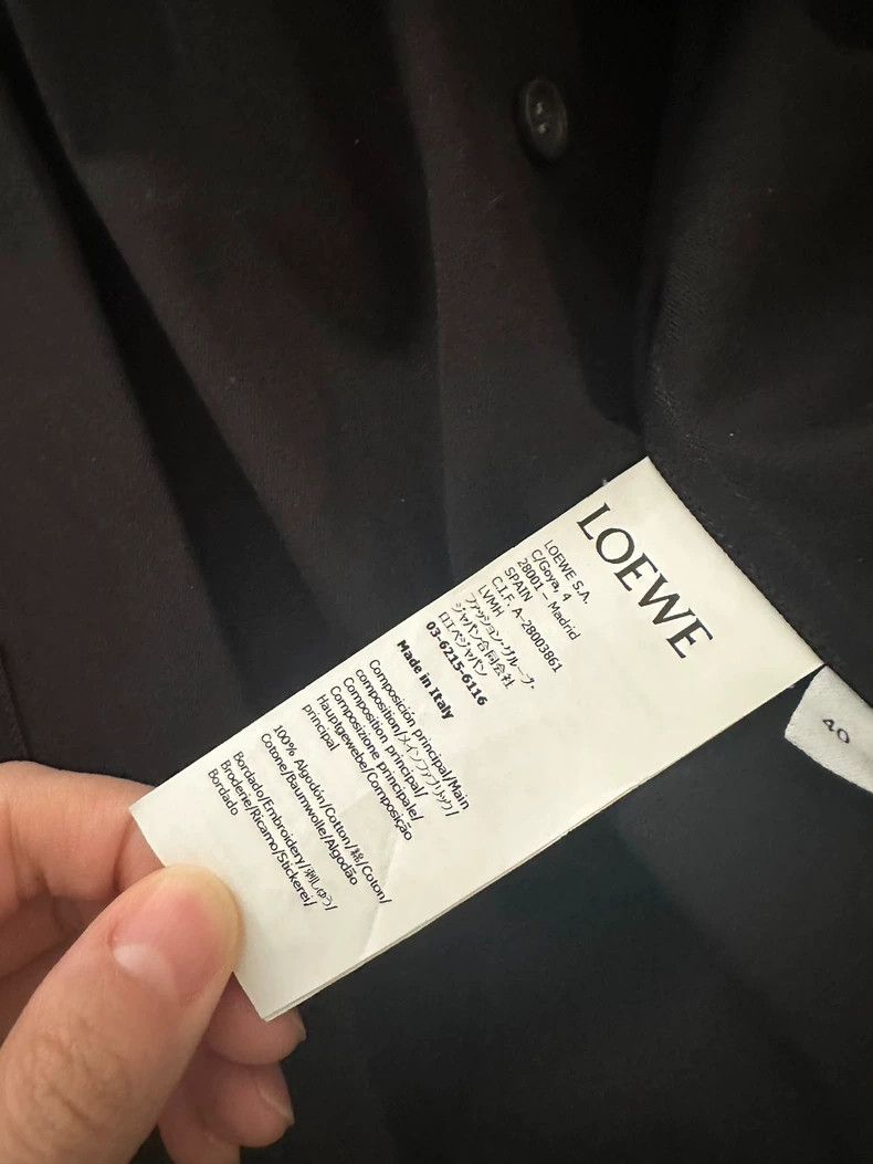 Loewe loewe Embroidered loge shirt jacket 2503-Nextarrow Size US XXS / EU 40 - 4 Thumbnail