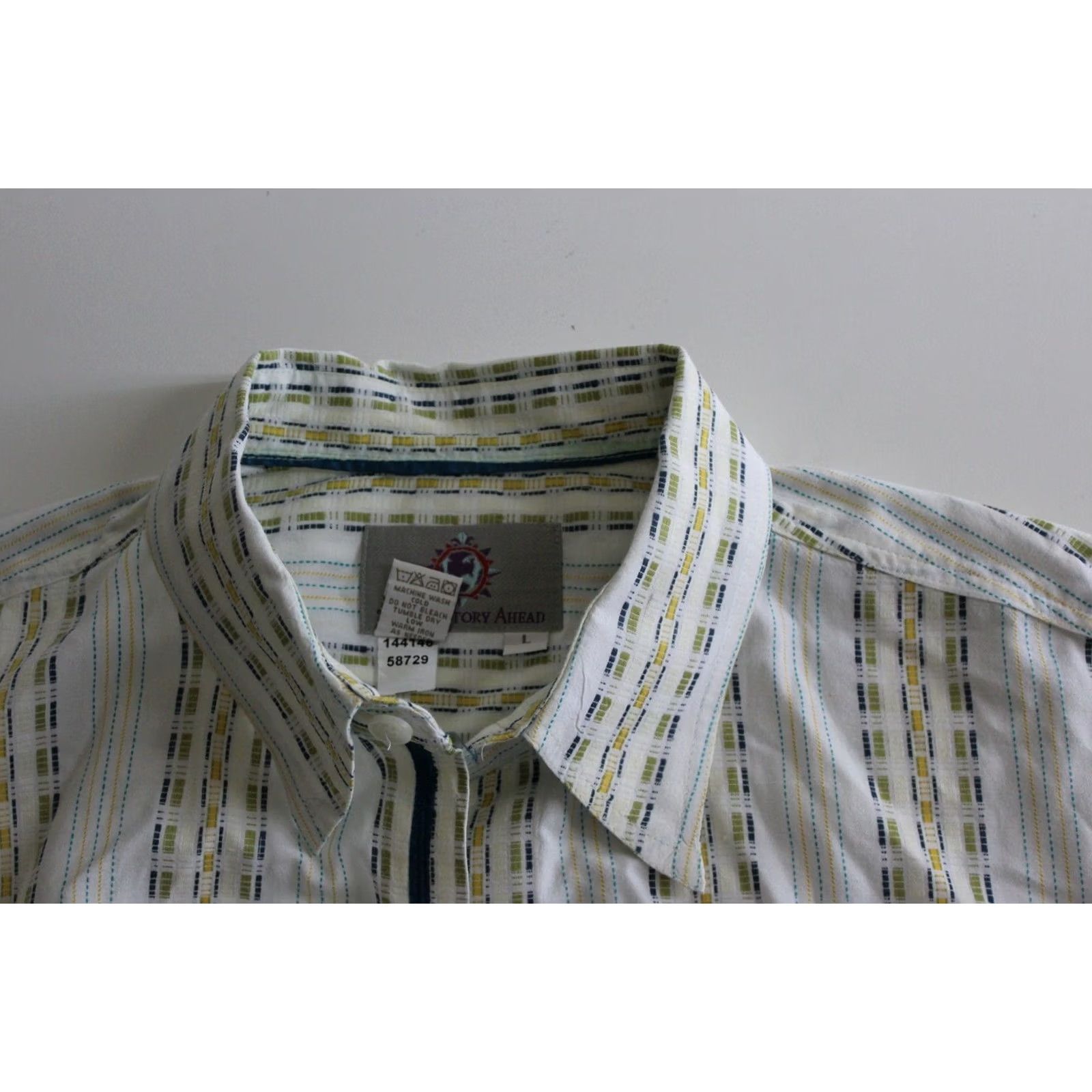 The Territory Ahead Territory Ahead Shirt Long Sleeve Stripe Large L Mens Size US L / EU 52-54 / 3 - 4 Thumbnail