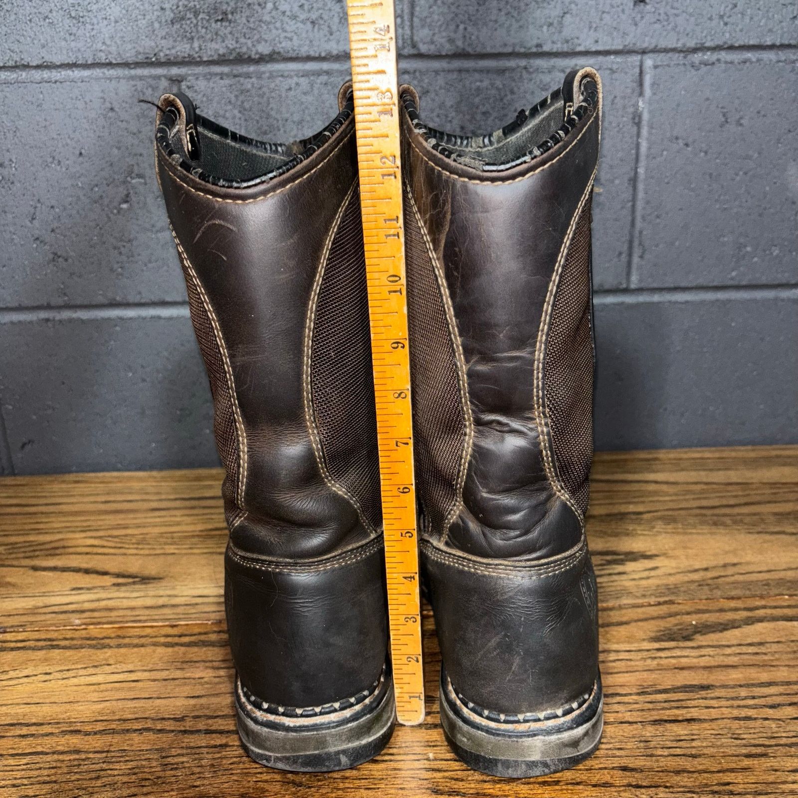 Red Wing Irish Setter Work Boots Men’s 10 D Steel Toe Pull-On Leather Size US 10 / EU 43 - 5 Thumbnail