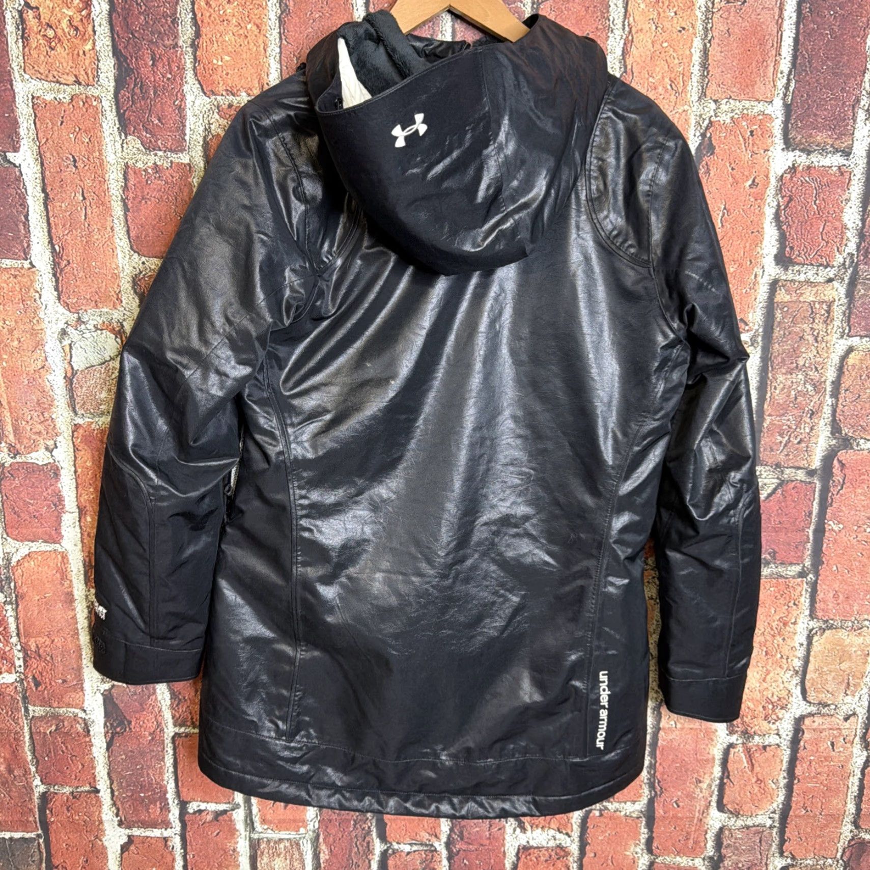 Under Armour Under Armour Storm ColdGear Infrared Snowboard Jacket Men’s M Black Hooded Ski Jacket Mens Size US M / EU 48-50 / 2 - 3 Thumbnail