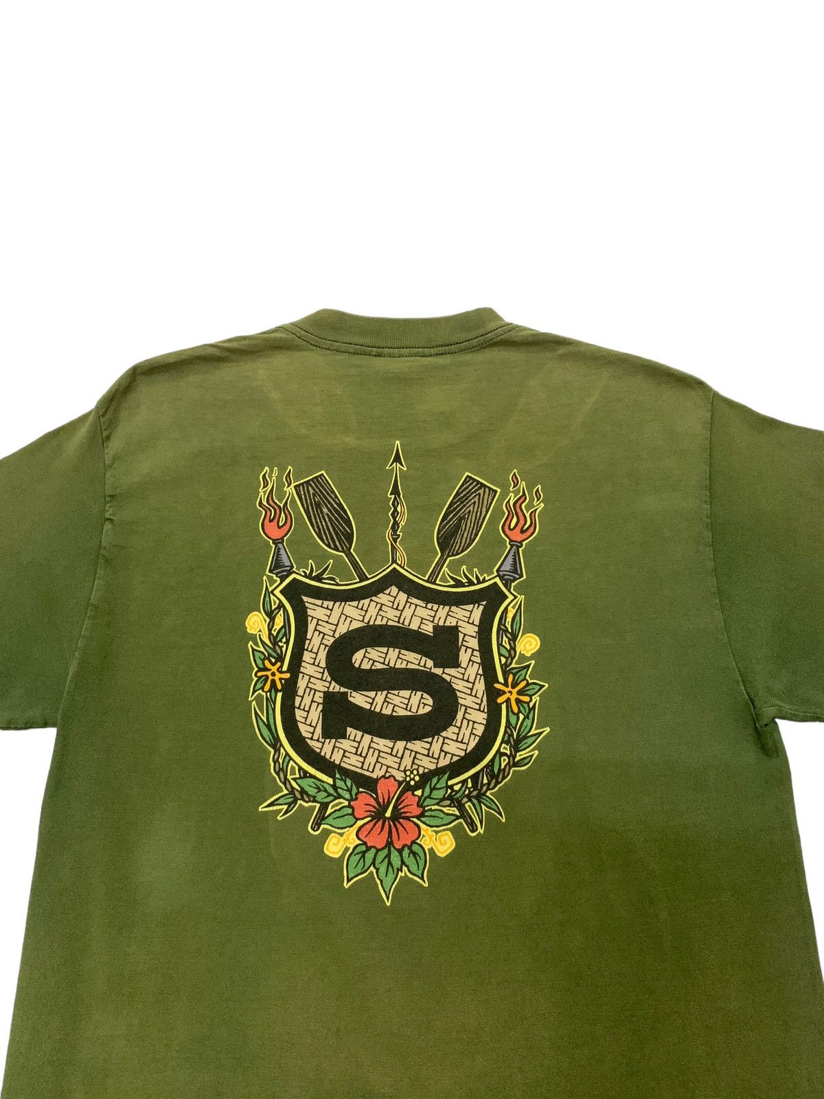 トップス 90s old stussy sun fade sweat Vintage 1990s Stussy Navy Blue Embroidered Sweatshirt Mens
