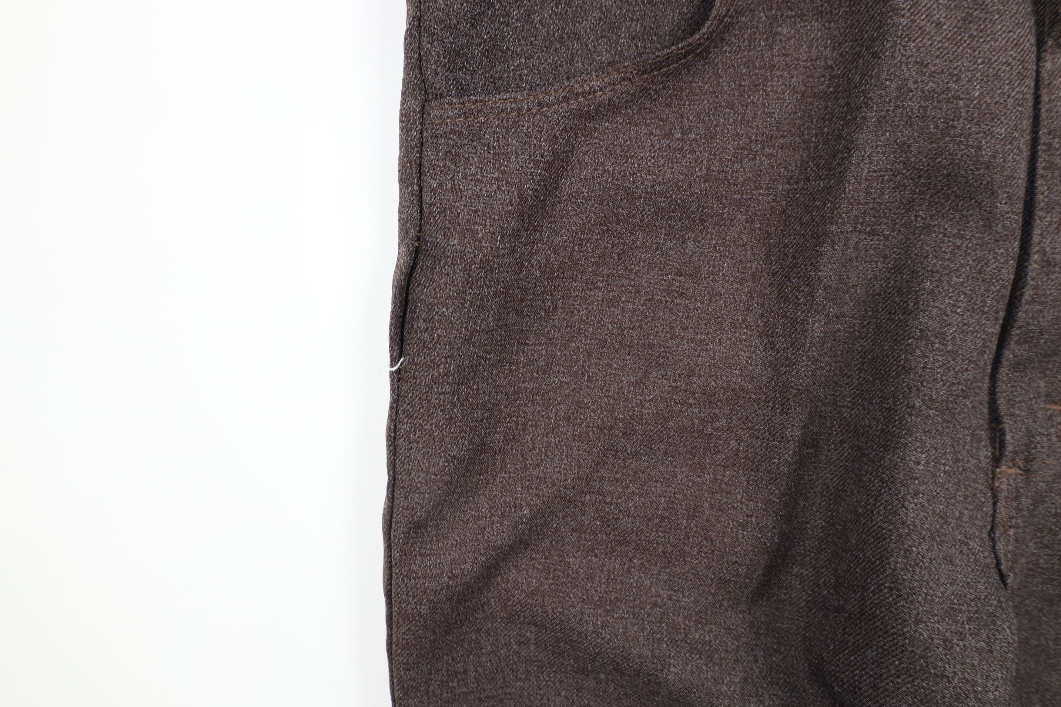 Vintage × Wrangler Vintage 90s Wrangler Wide Leg Pants Heather Brown USA Size US 36 / EU 52 - 5 Thumbnail