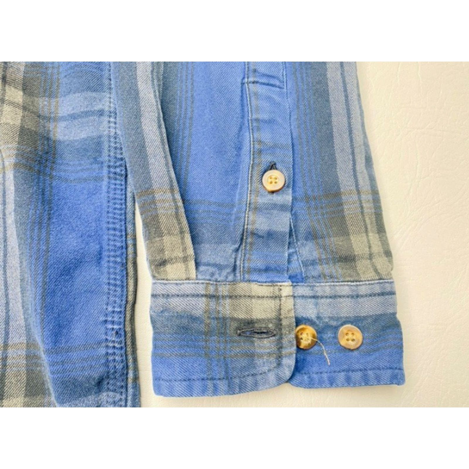 Carhartt Carhartt Heavy Flannel Shirt Hubbard 102215 988 Men's Size XL Blue Plaid 8223 Size US XL / EU 56 / 4 - 4 Thumbnail