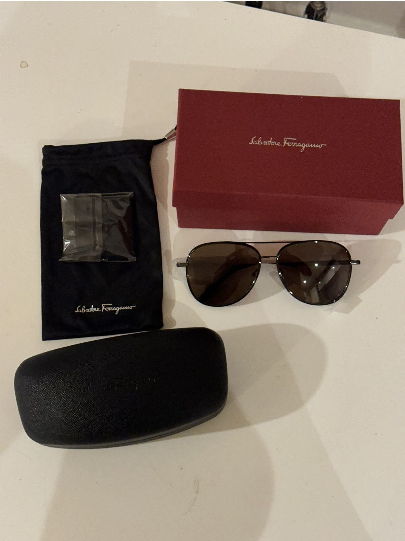 Salvatore Ferragamo Salvatore Ferragamo Men’s/Unisex Aviator Sunglasses New Size ONE SIZE - 1 Thumbnail