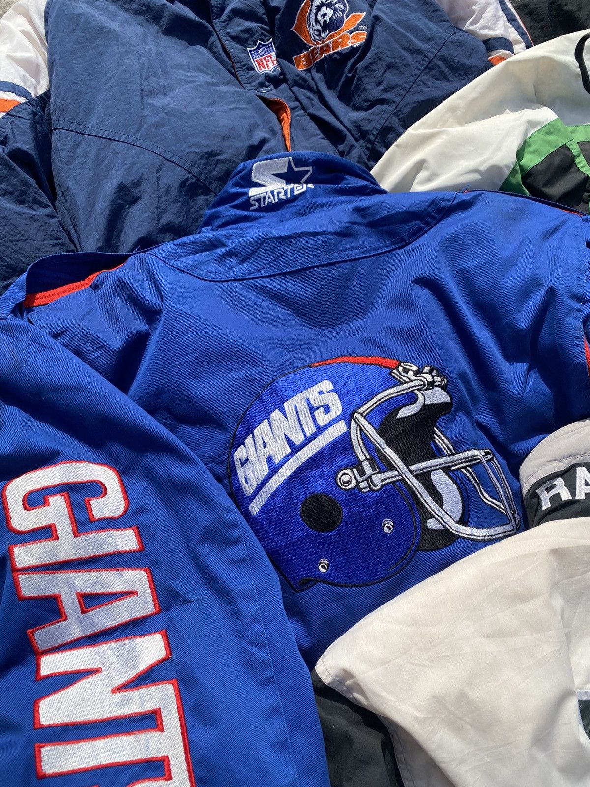 Starter Vintage jacket NY Giants NFL Size US L / EU 52-54 / 3 - 6 Thumbnail