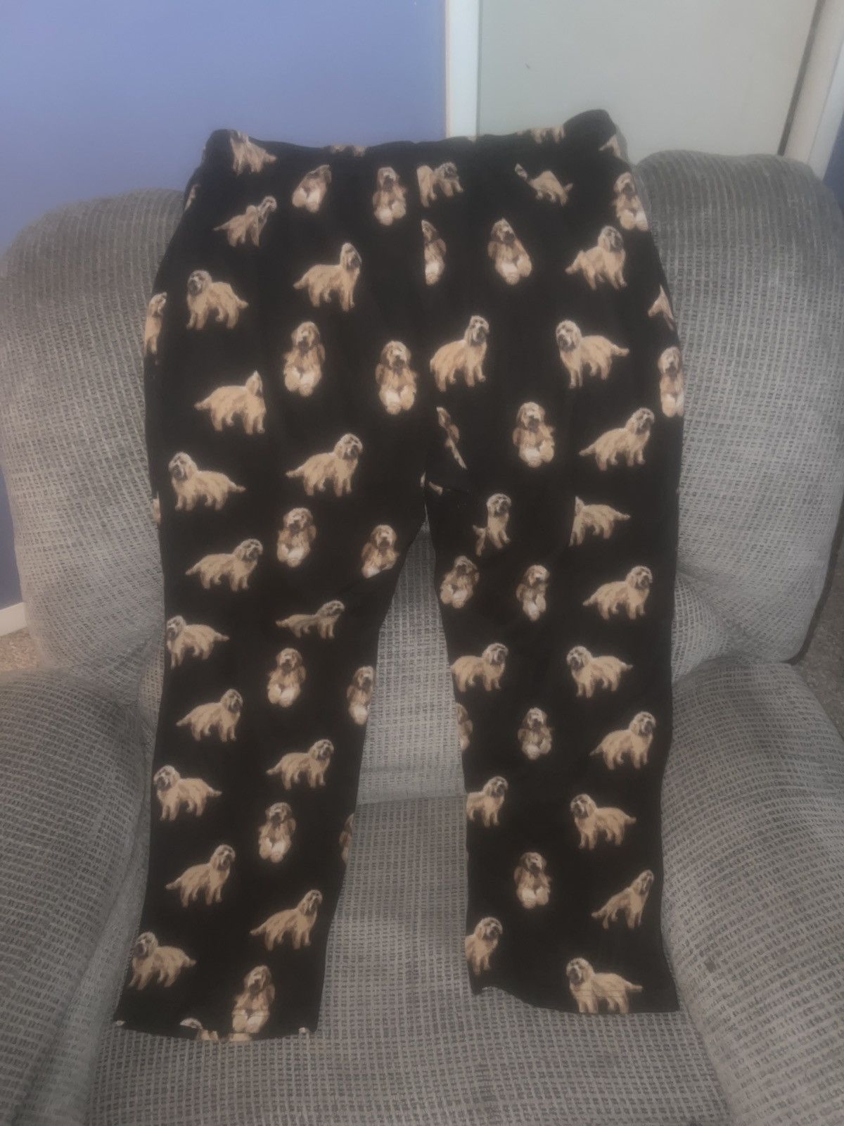 Hypebeast Cuddl Duds All-Over Dog Drawstring Pajama Pants Size US 28 / EU 44 - 3 Thumbnail