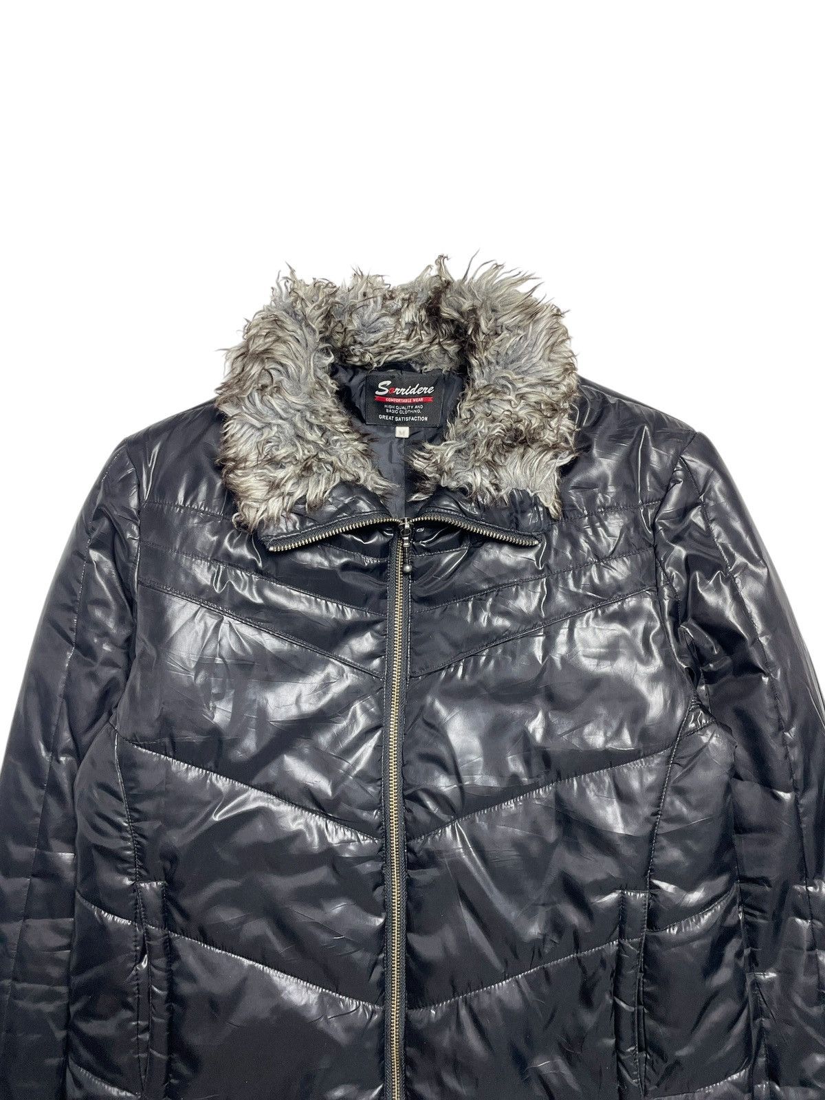 14th Addiction 2000’s Sorridere - Trim Fur Bikers Puffer Jacket Size US M / EU 48-50 / 2 - 5 Thumbnail