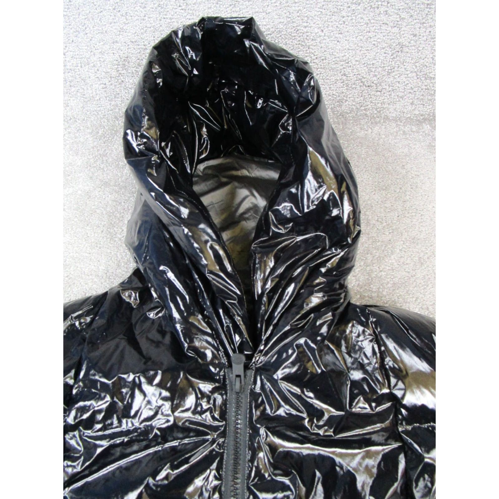 Vintage People Of Shibuya Jacket Mens Medium Black Down Insulated Puffer Size US M / EU 48-50 / 2 - 2 Thumbnail