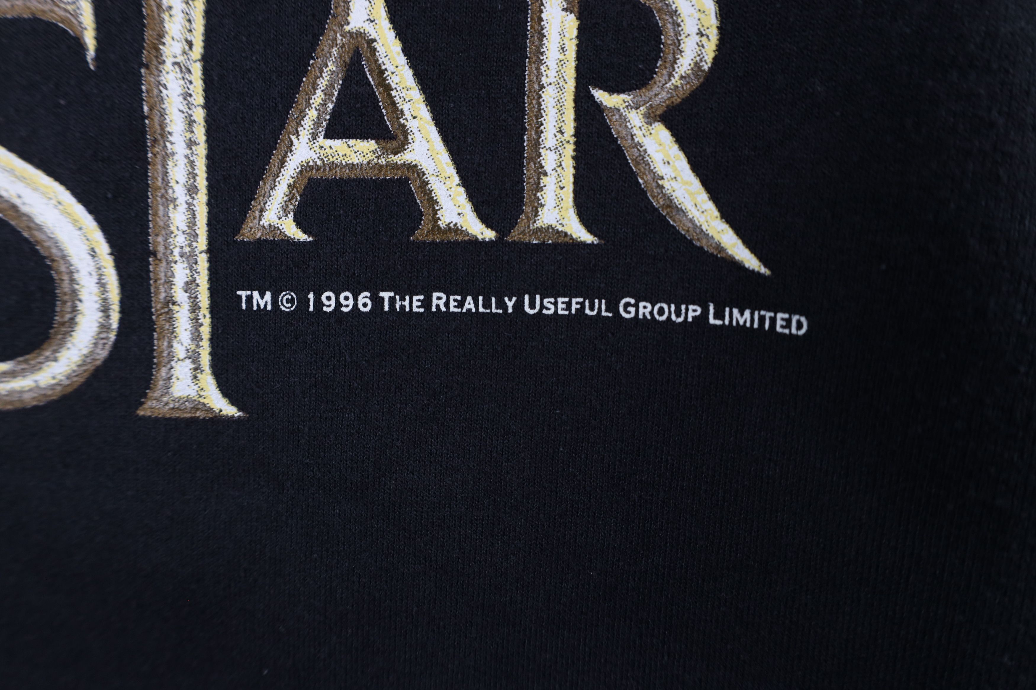 Vintage Vintage 90s Out Jesus Christ Super Star Play Hoodie Black Size US M / EU 48-50 / 2 - 6 Thumbnail