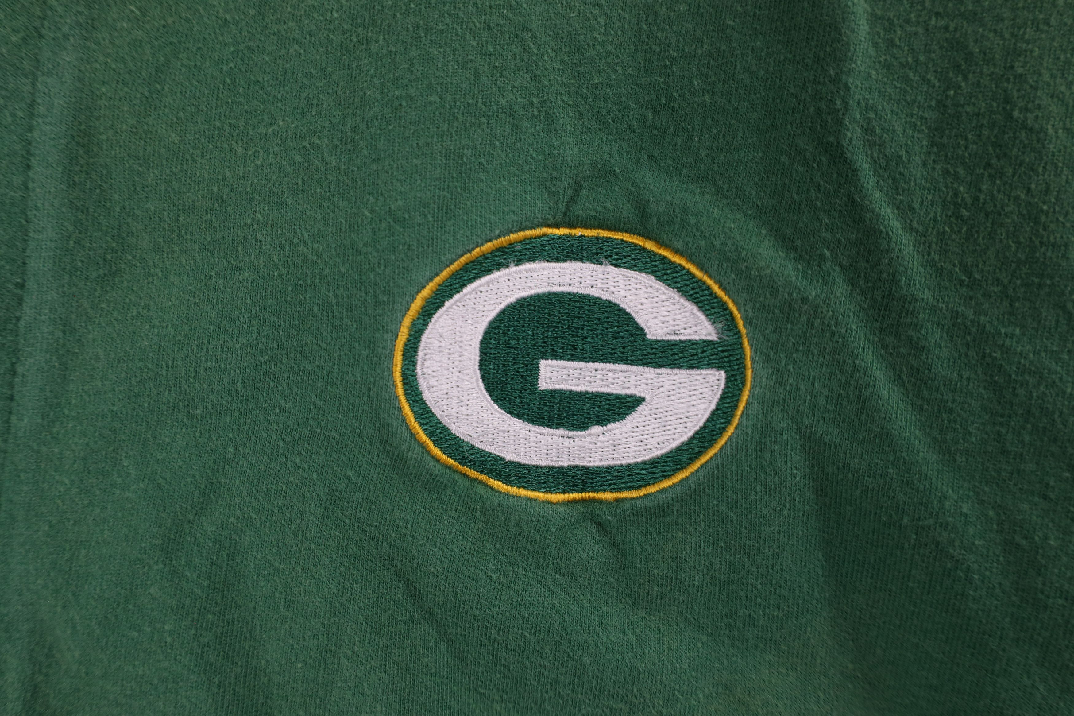 Reebok × Vintage Vintage 90s Reebok Green Bay Packers Football Polo Shirt Size US XL / EU 56 / 4 - 6 Thumbnail