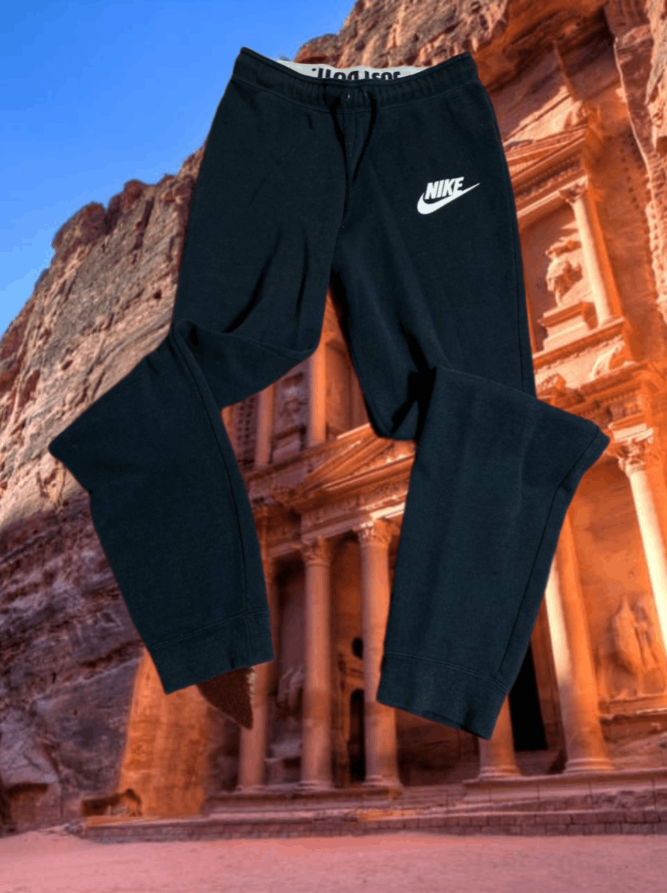 Nike × Vintage 90’s NIKE TRACK PANTS Y2K SWOOSH LOGO Size US 30 / EU 46 - 1 Thumbnail