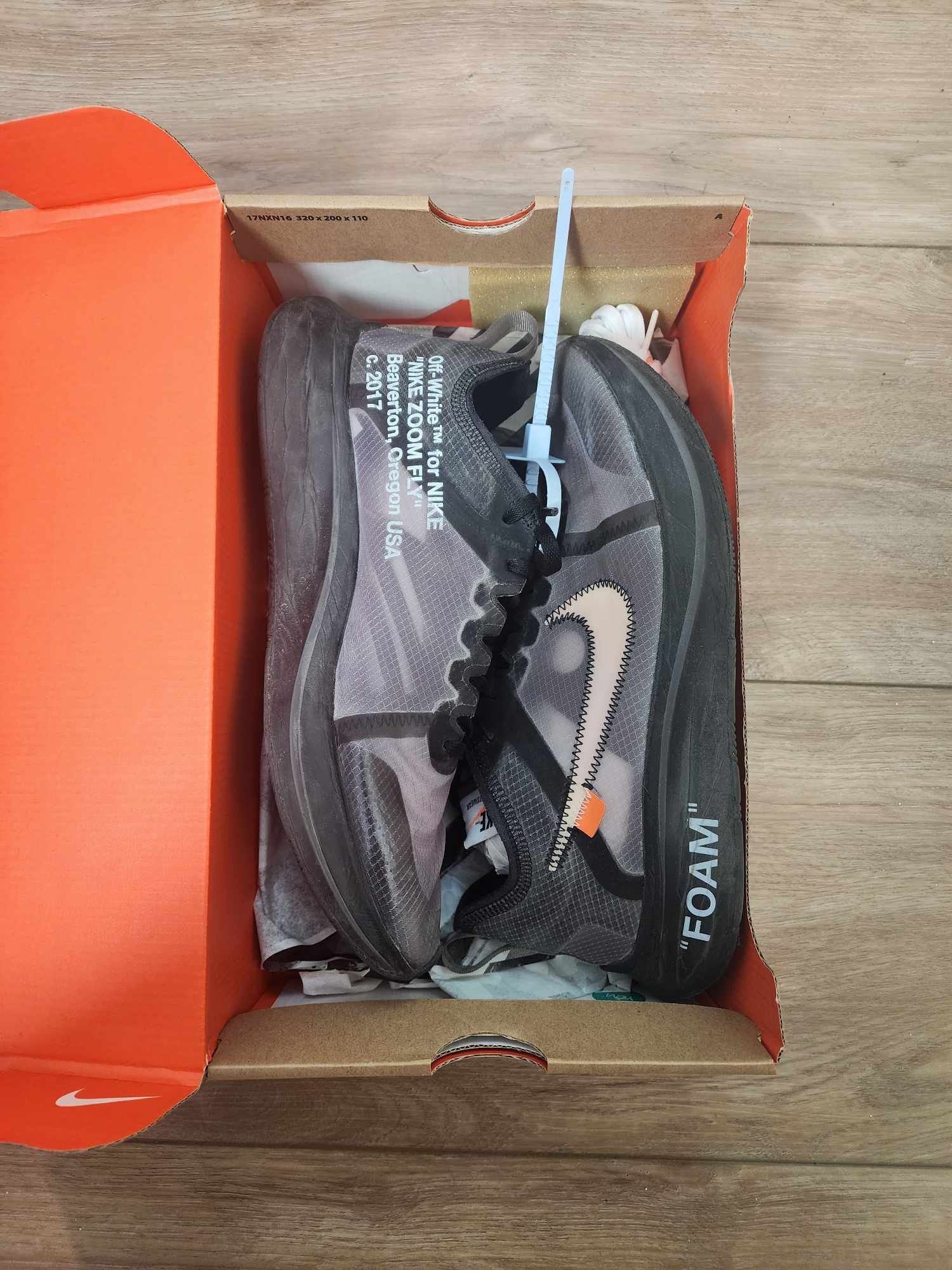 Nike × Off-White Nike x Off-White The Ten Zoomfly Black Size US 9.5 / EU 42-43 - 6 Thumbnail