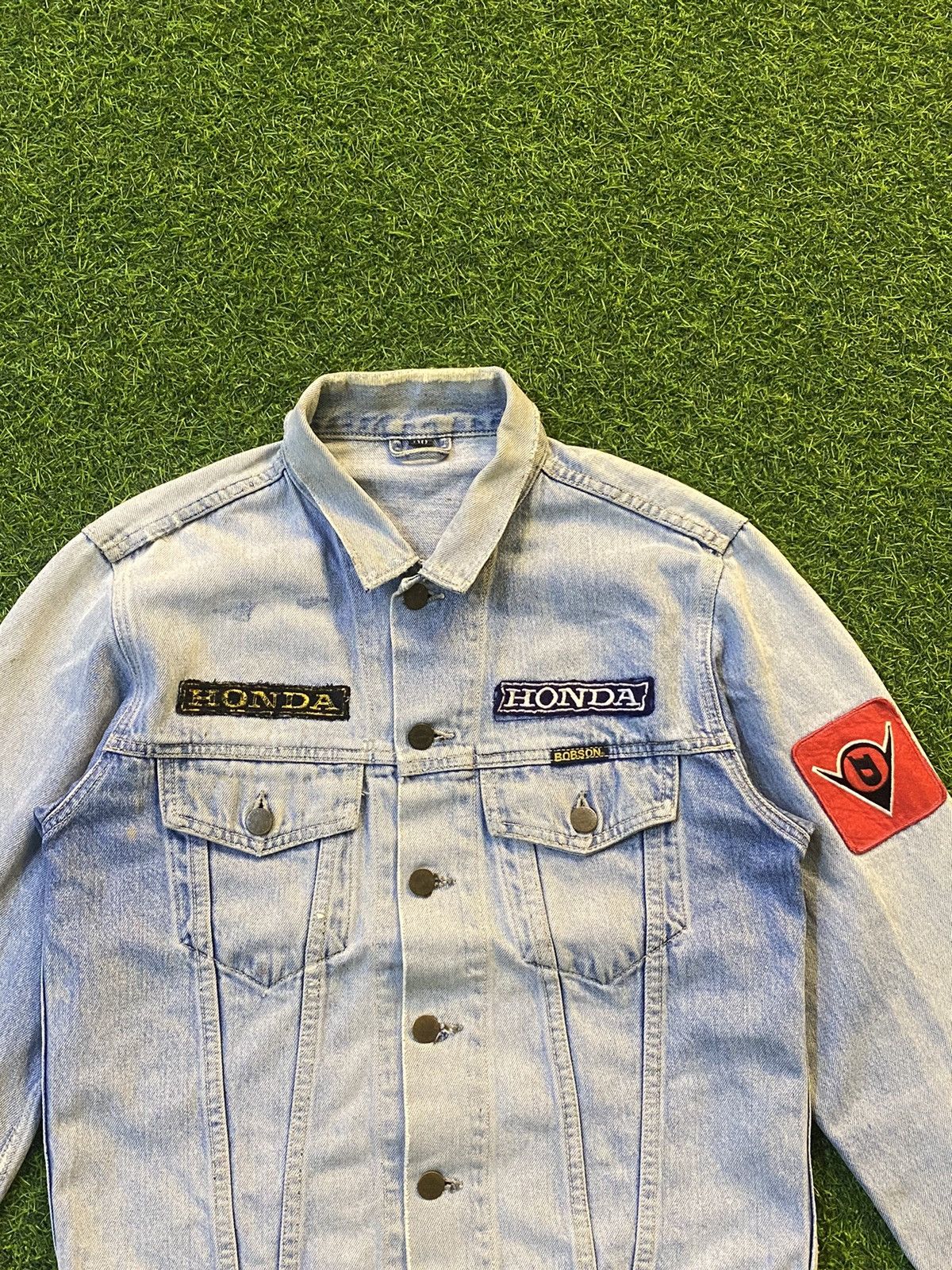 Honda × Vintage VINTAGE DISTRESSED BOBSON HONDA ADVAN JACKET CUSTOM PATCHES Size US S / EU 44-46 / 1 - 5 Thumbnail