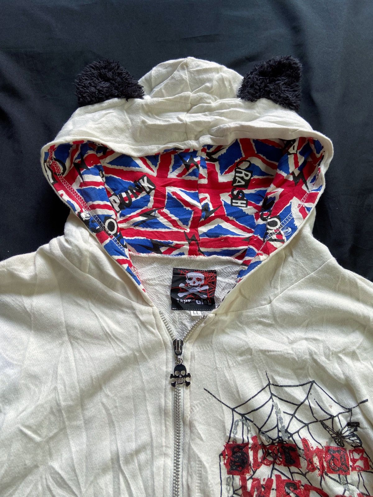 Beauty Beast JAPANESE GIRL PUNK STYLE ZIP HOODIE Size US L / EU 52-54 / 3 - 8 Thumbnail