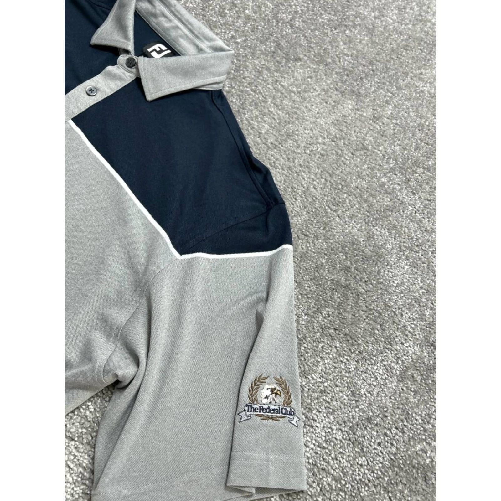 Footjoy FootJoy Polo Shirt Mens XL Gray Stretch Logo Golf Tennis Resort Shirt Size US XL / EU 56 / 4 - 4 Thumbnail
