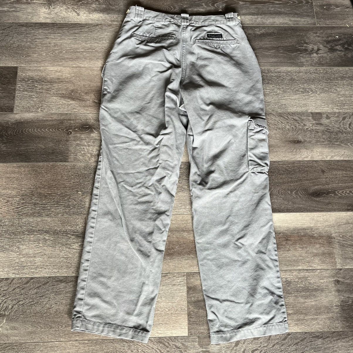 Columbia × Vintage Vintage 2000s Columbia Cargo Straight Fit Grey Pants 32x32 Size US 32 / EU 48 - 2 Thumbnail