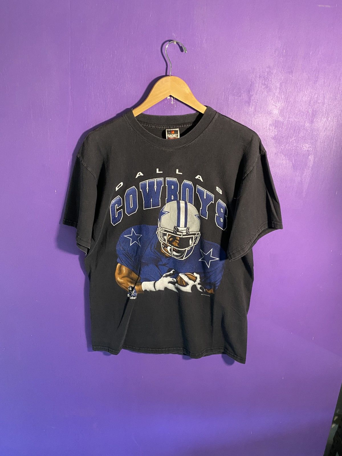 NFL Vintage 90s Riddell Dallas cowboys faded player tee Size US L / EU 52-54 / 3 - 1 Thumbnail
