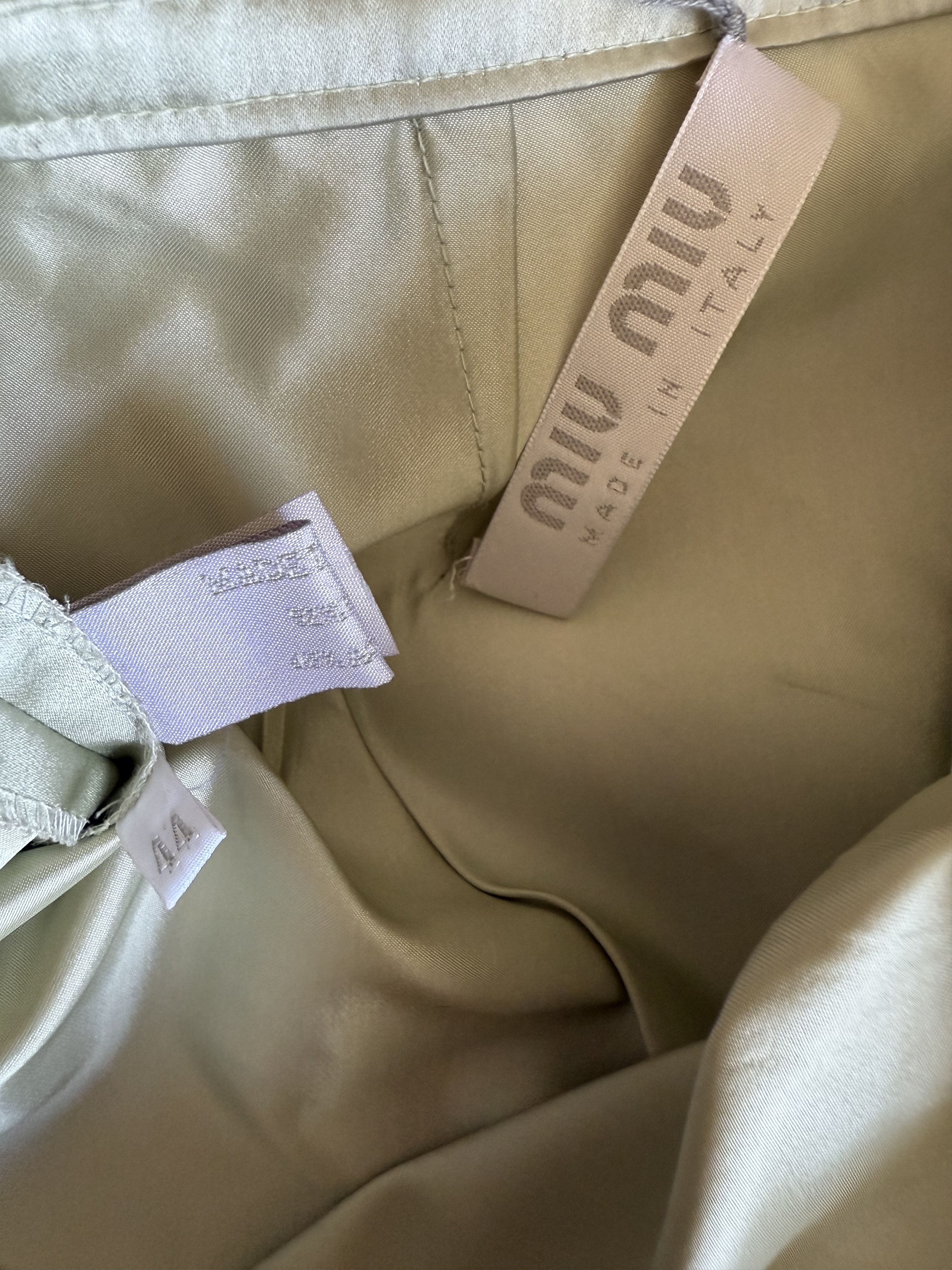 Miu Miu Miu Miu y2k Silk Skirt Size 30" / US 8 / IT 44 - 7 Thumbnail