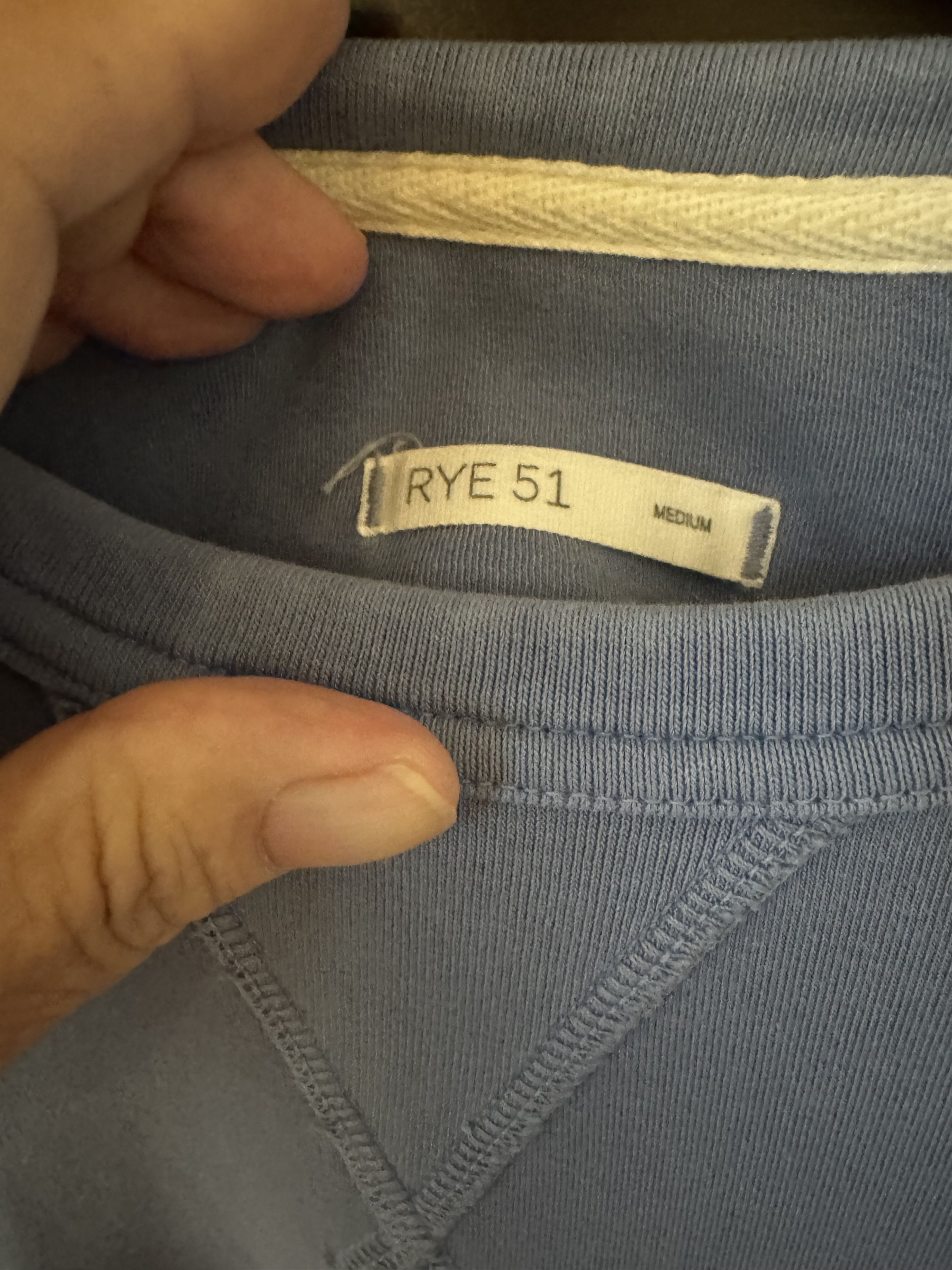 Other Rye 51 light blue sweatshirt. Size US Medium Size US M / EU 48-50 / 2 - 4 Thumbnail