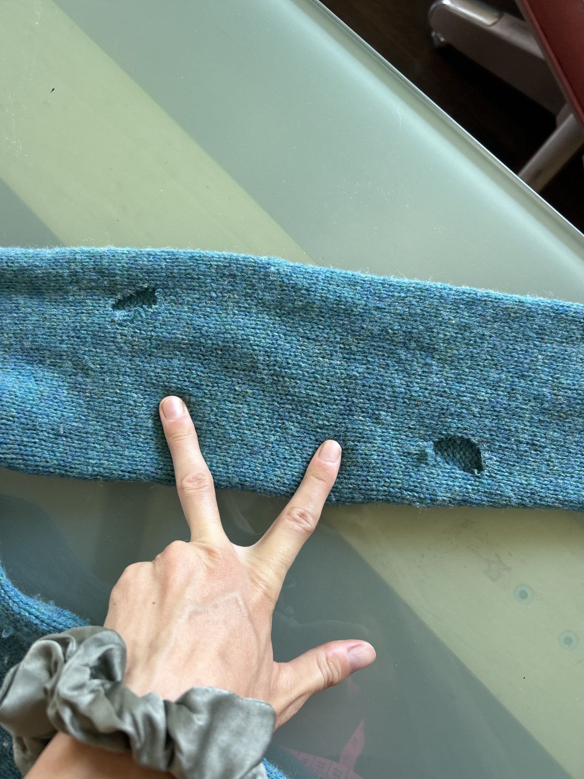 Prada Prada turquoise wool sweater Size US S / EU 44-46 / 1 - 3 Thumbnail