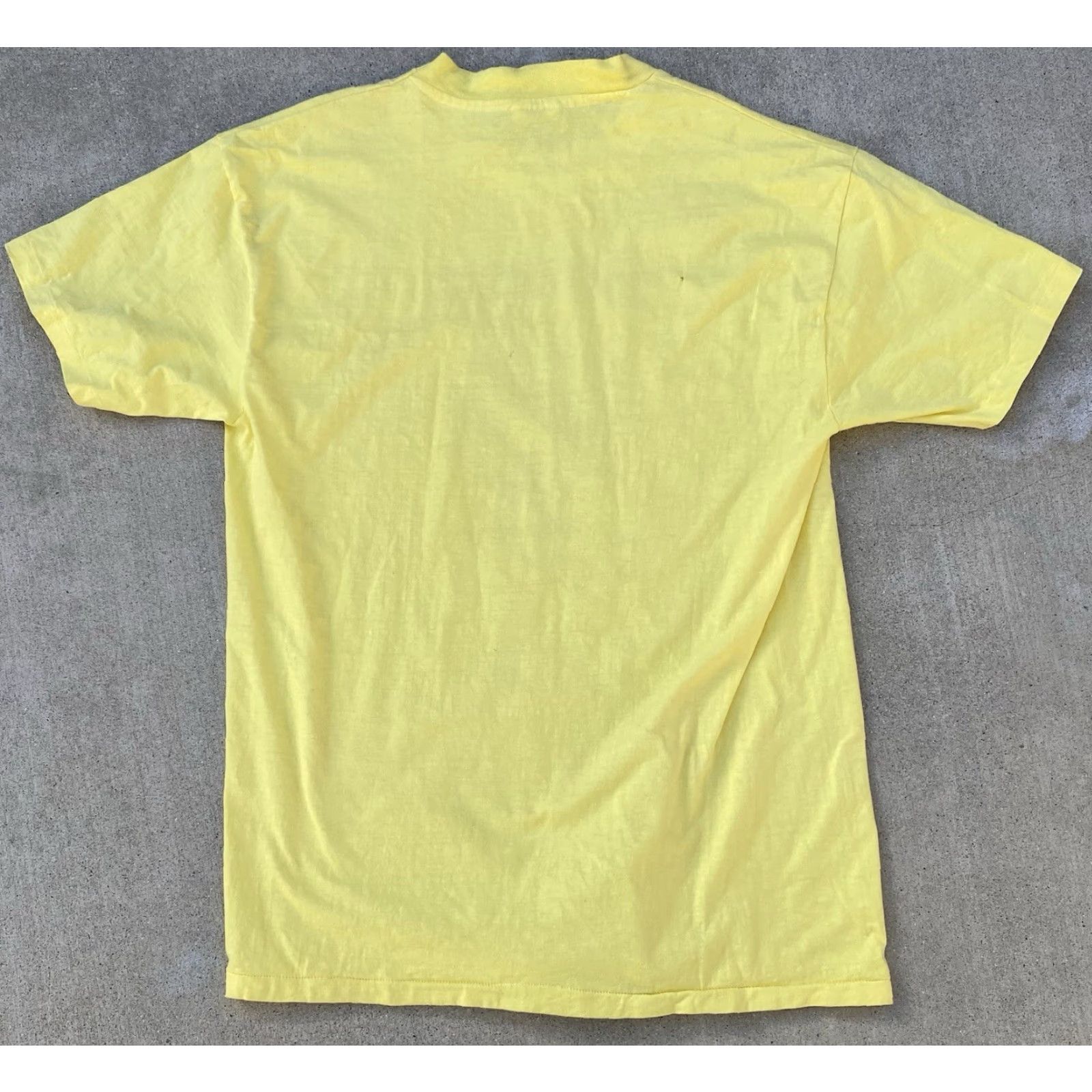 Hanes VINTAGE Hanes Beefy-T T-Shirt Mens XL Orowheat Whole Grain Bread Graphic Print Yellow 1980s Retro Vintage Size US XL / EU 56 / 4 - 3 Thumbnail