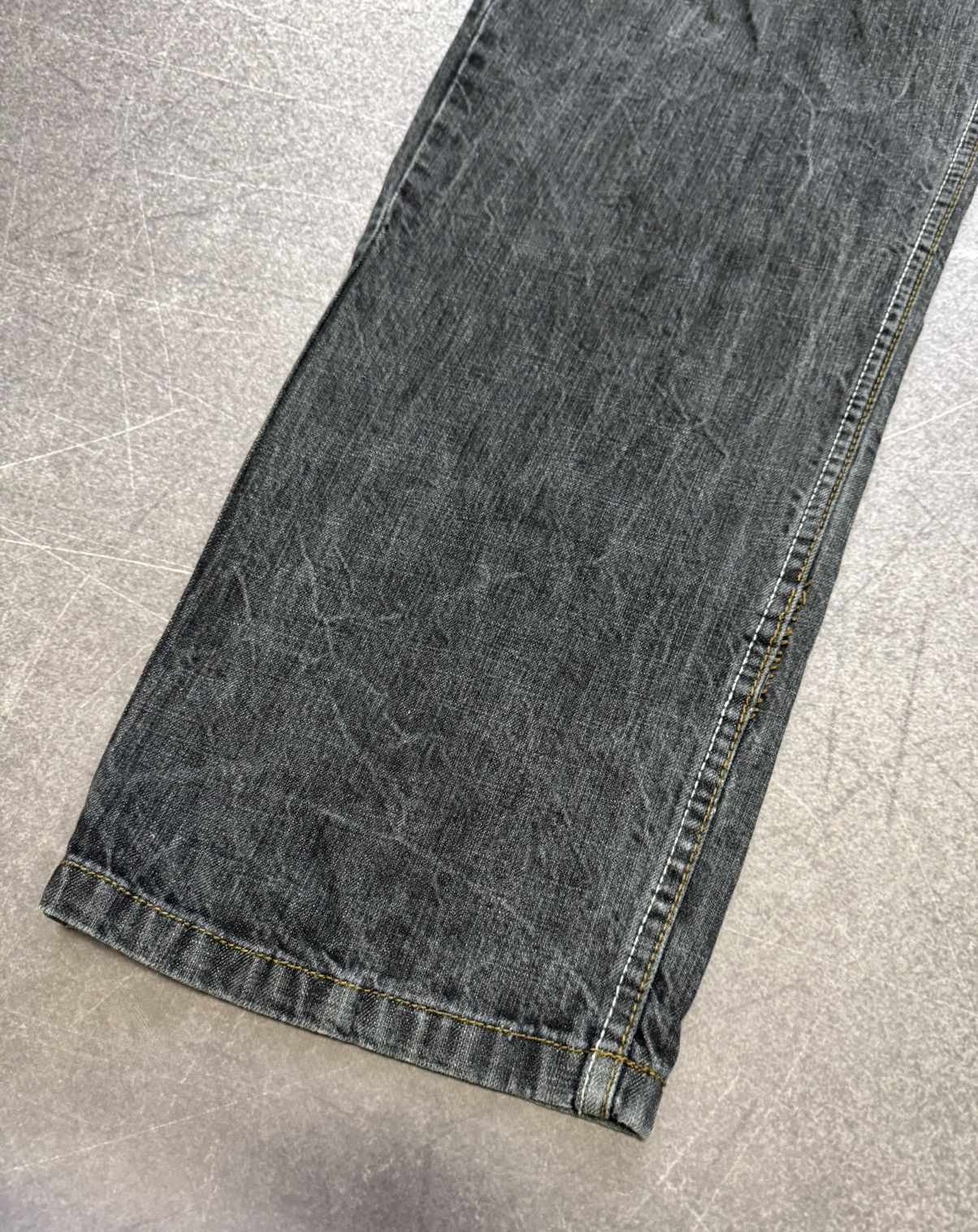 Japanese Brand distressed opium affliction style tribaldenim jeans Size US 34 / EU 50 - 13 Thumbnail