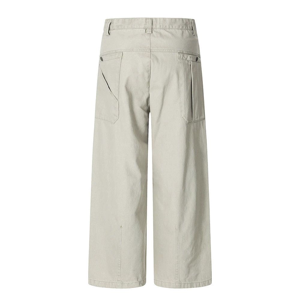 Vintage American loose men's straight casual wide-leg trousers Size US 32 / EU 48 - 2 Thumbnail